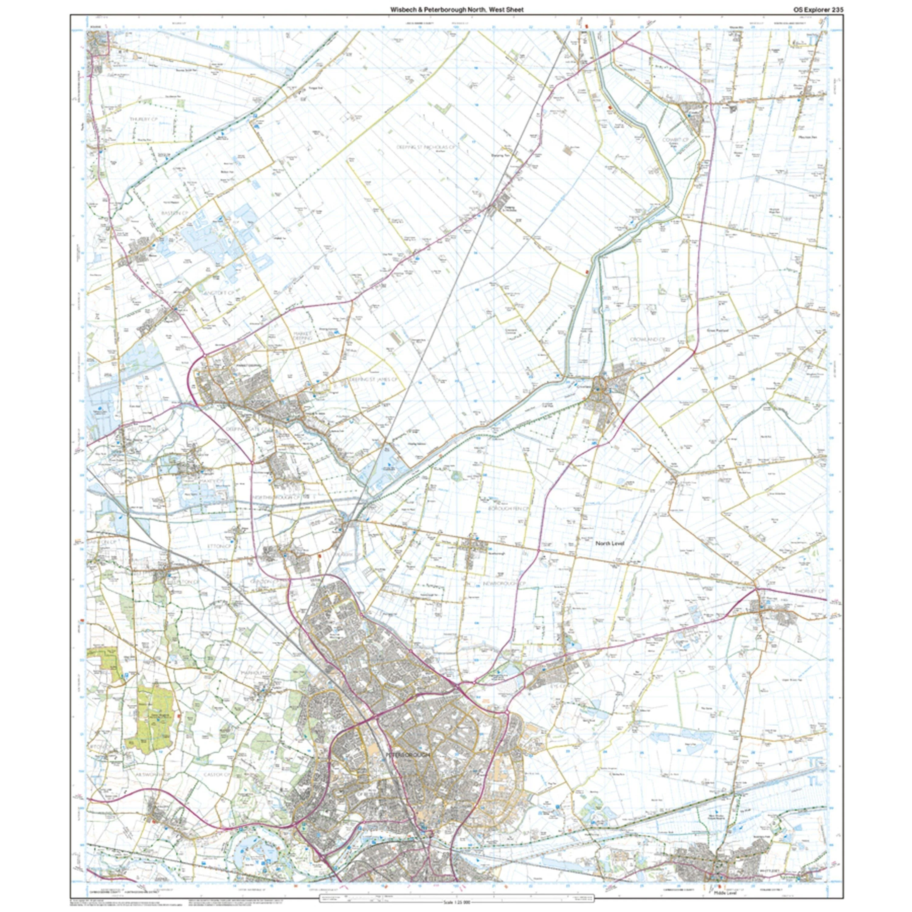 Explorer 235 Wisbech & Peterborough North Map With Digital Version - Image 4