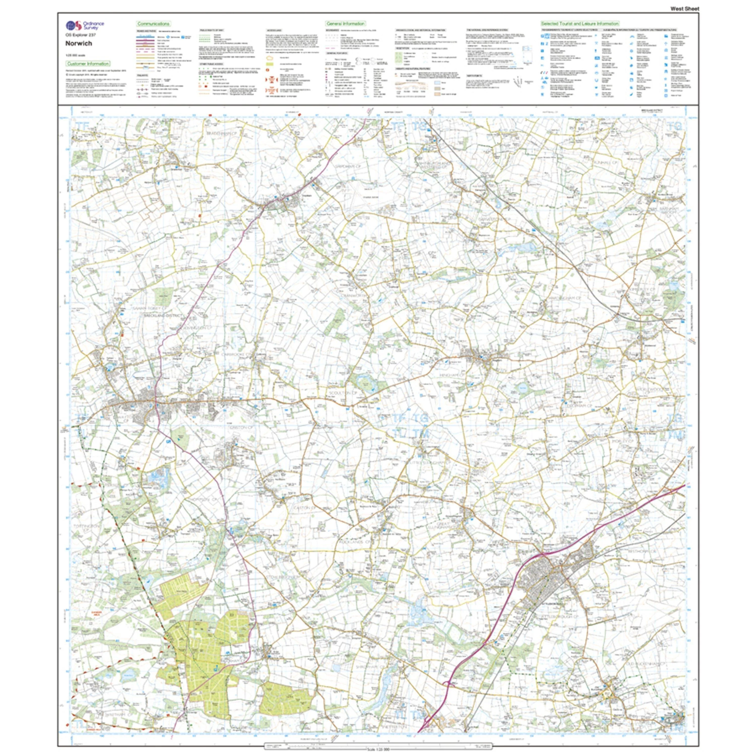 Explorer 237 Norwich Map With Digital Version - Image 4