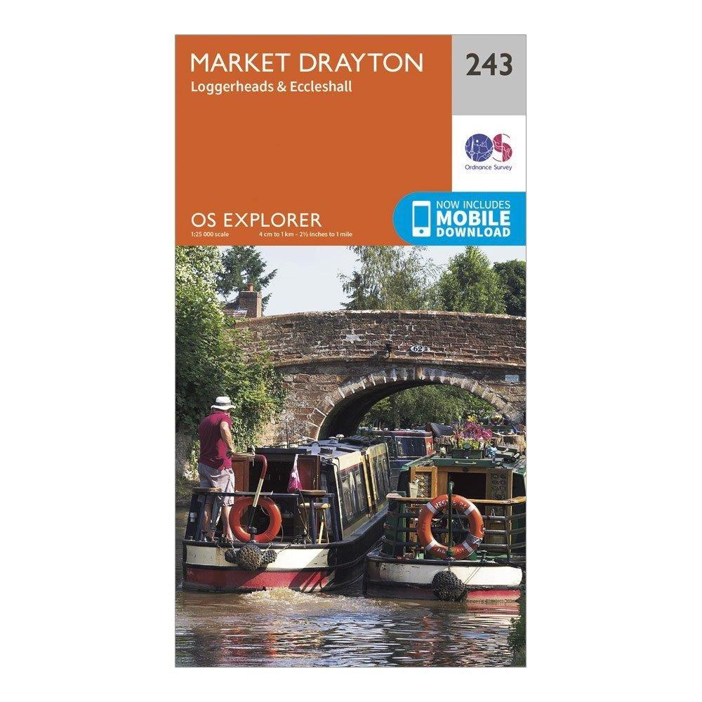 Explorer 243 Market Drayton Loggerheads  Eccleshall Map With Digital Version - Image 4