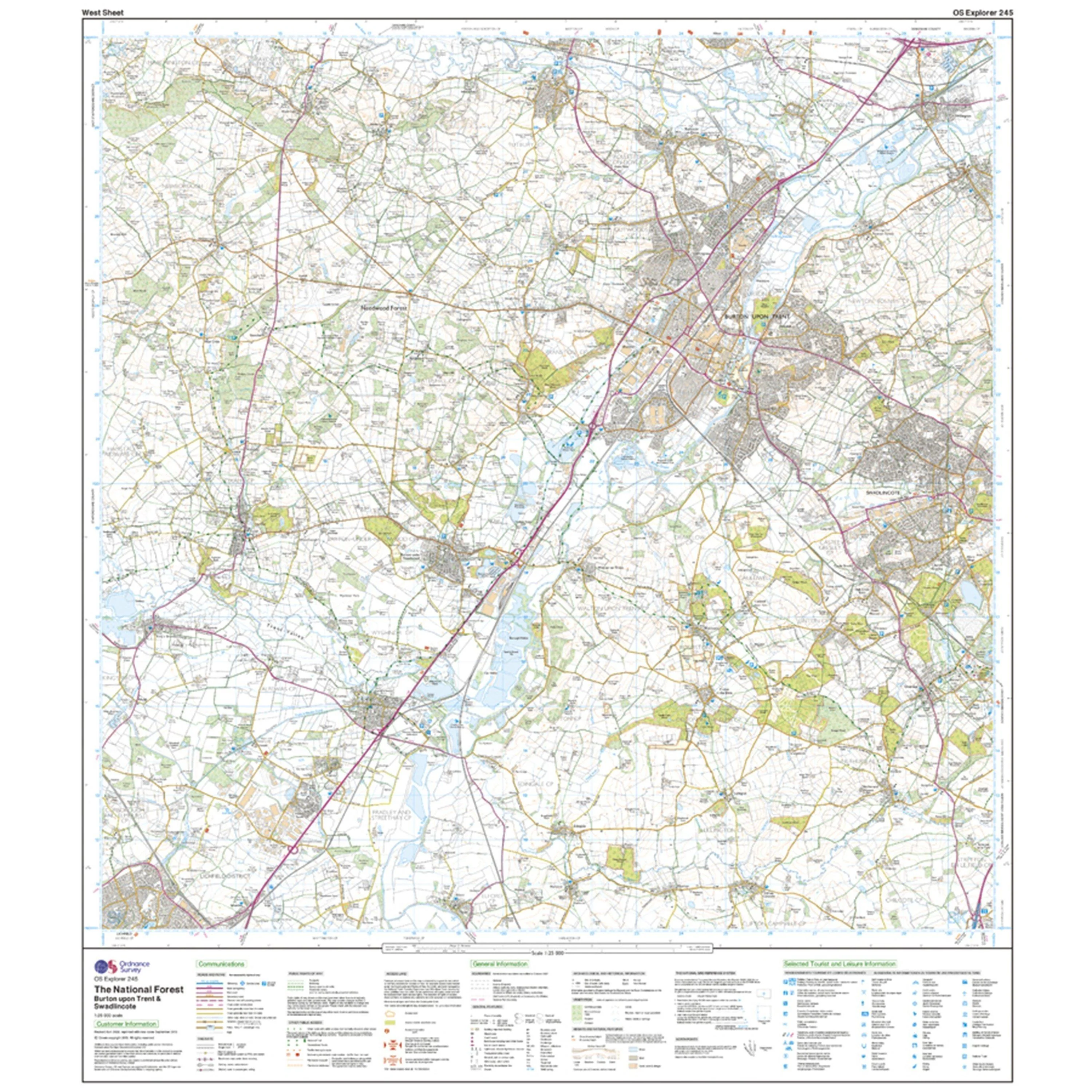 Explorer 245 The National Forest Map With Digital Version - Image 4
