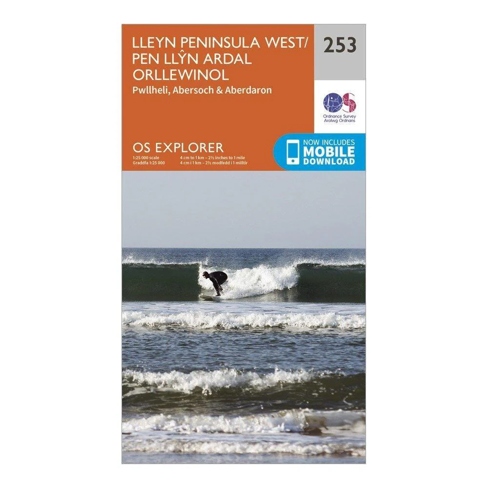 Explorer 253 Lleyn Peninsula West Map With Digital Version - Image 4