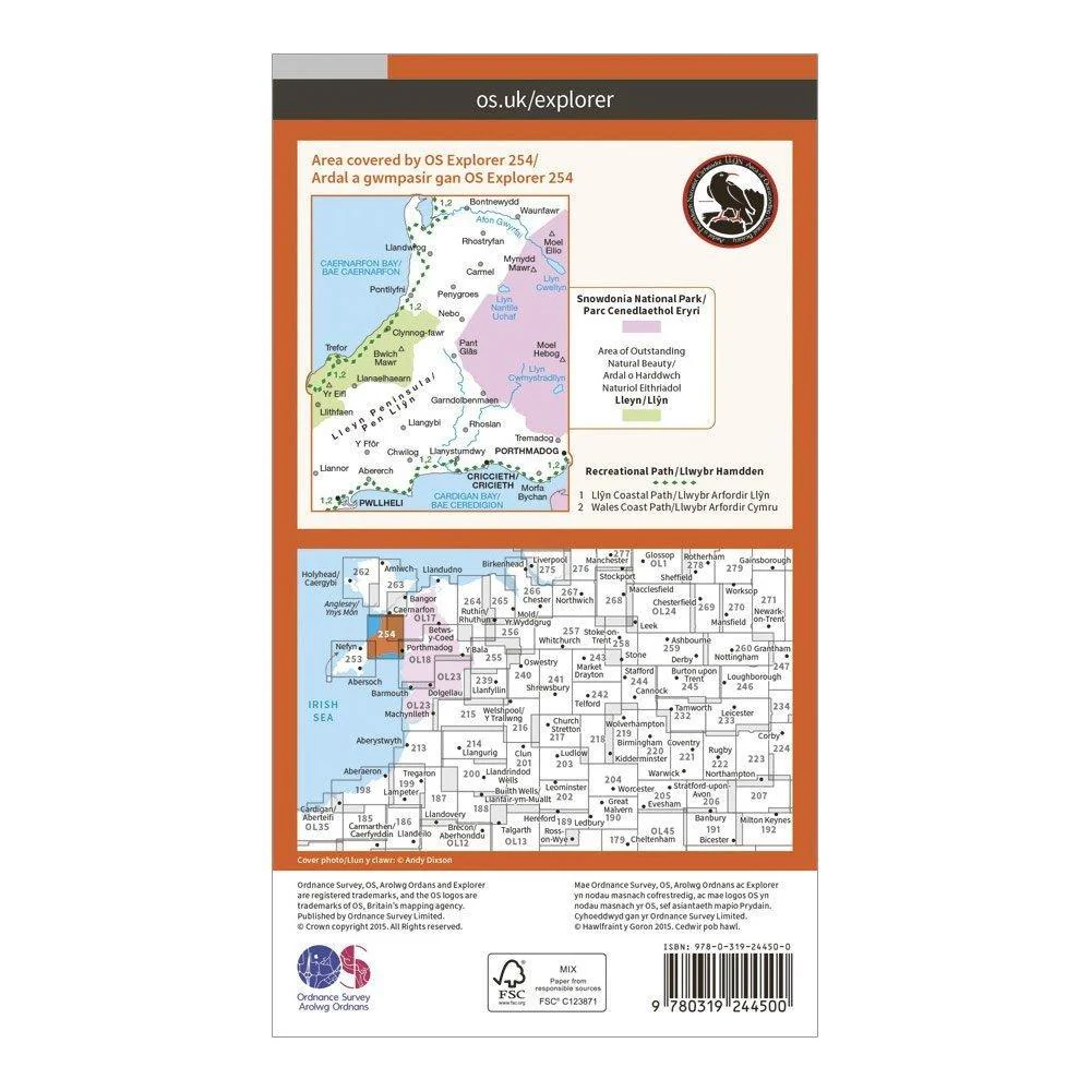 Explorer 254 Lleyn Peninsula East Map With Digital Version - Image 2