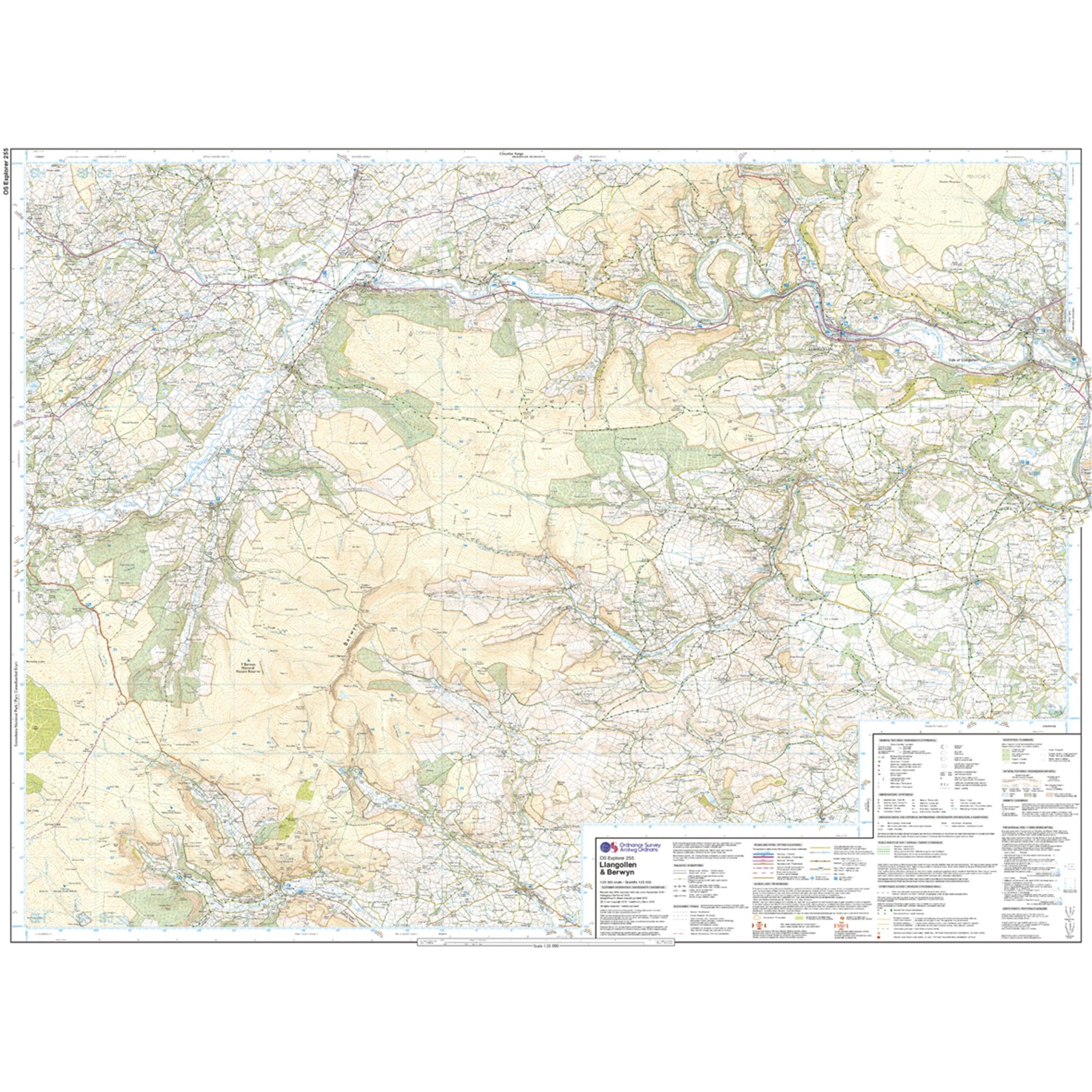 Explorer 255 Llangollen & Berwyn Map With Digital Version - Image 3