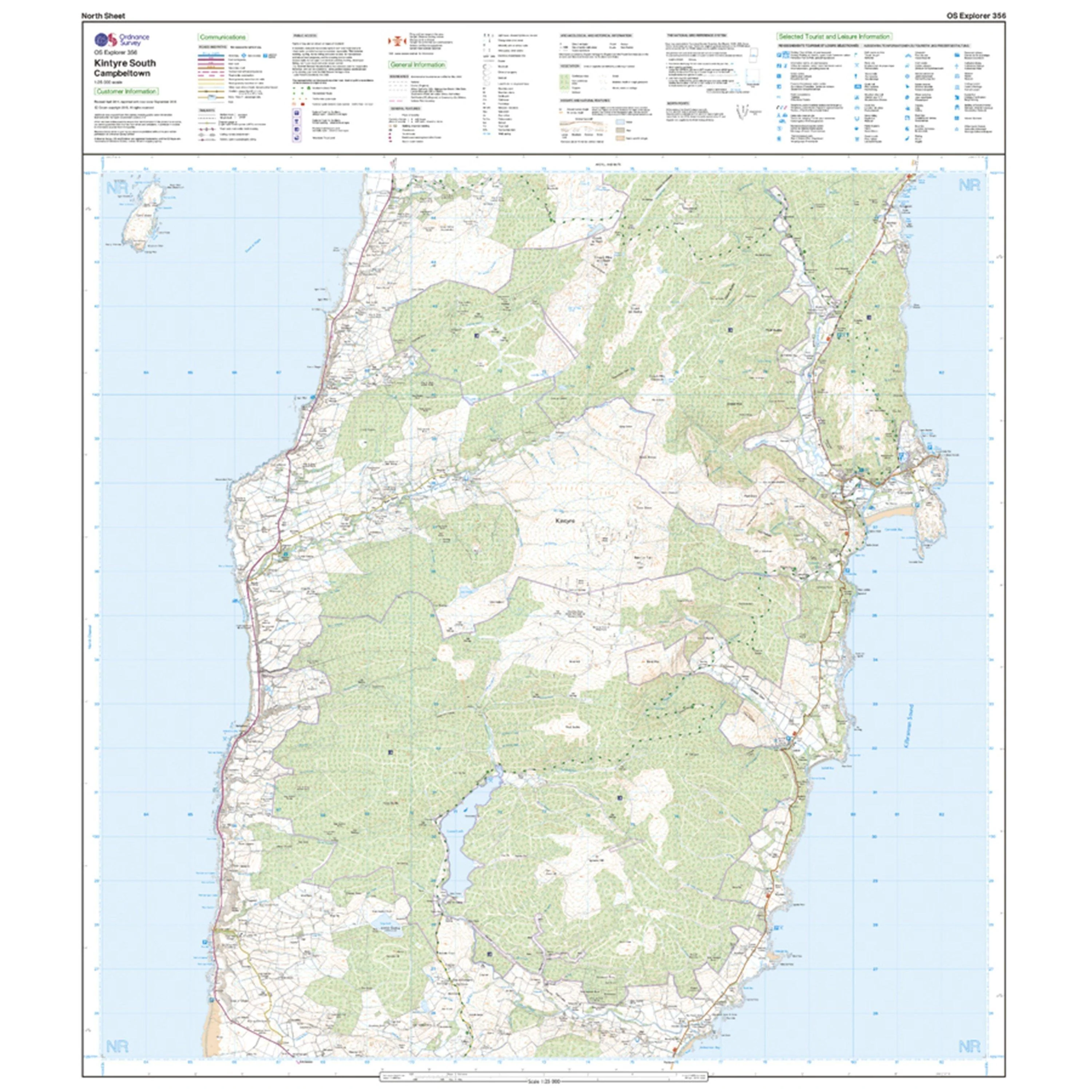 Explorer 256 Kintyre South Campeltown Map With Digital Version - Image 3