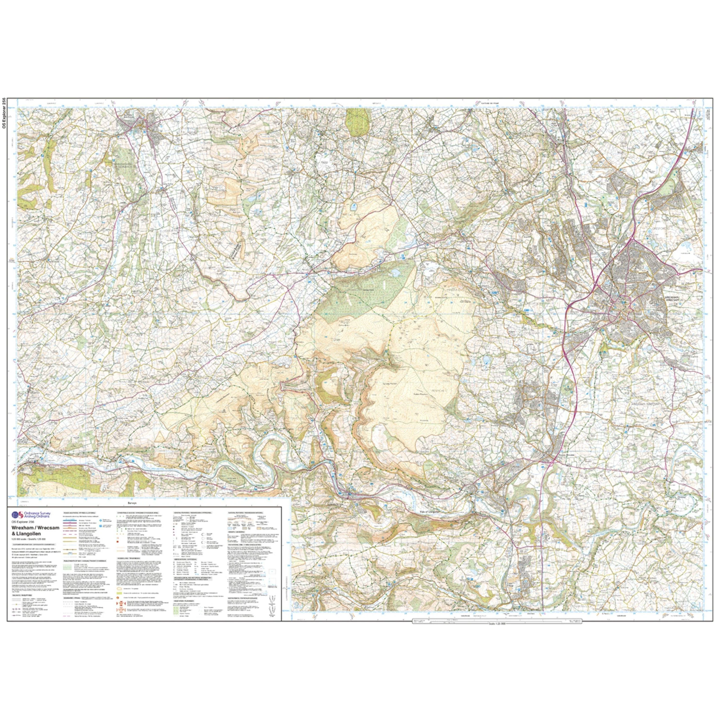 Explorer 256 Wrexham & Llangollen Map With Digital Version - Image 3