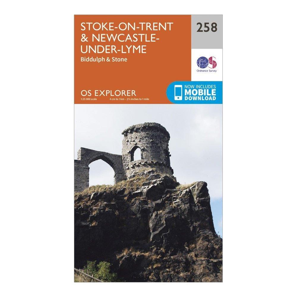 Explorer 258 Stoke-on-Trent & Newcastle-under-Lyme Map With Digital Version - Image 4