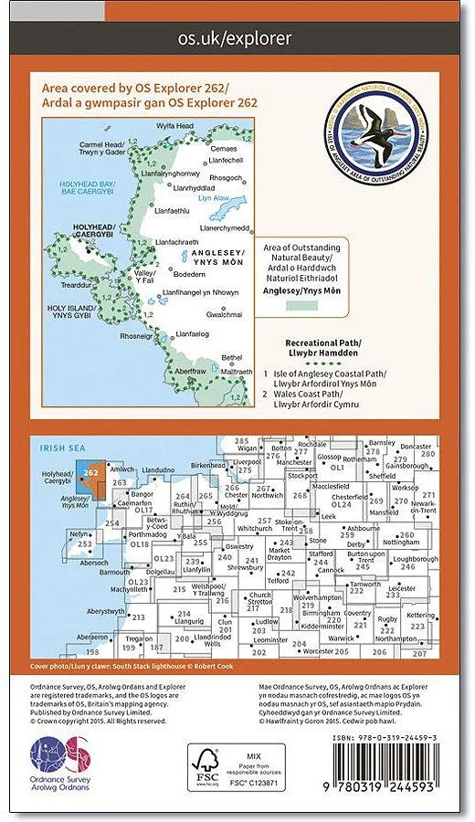 Explorer 262 Anglesey West Map With Digital Version - Image 2