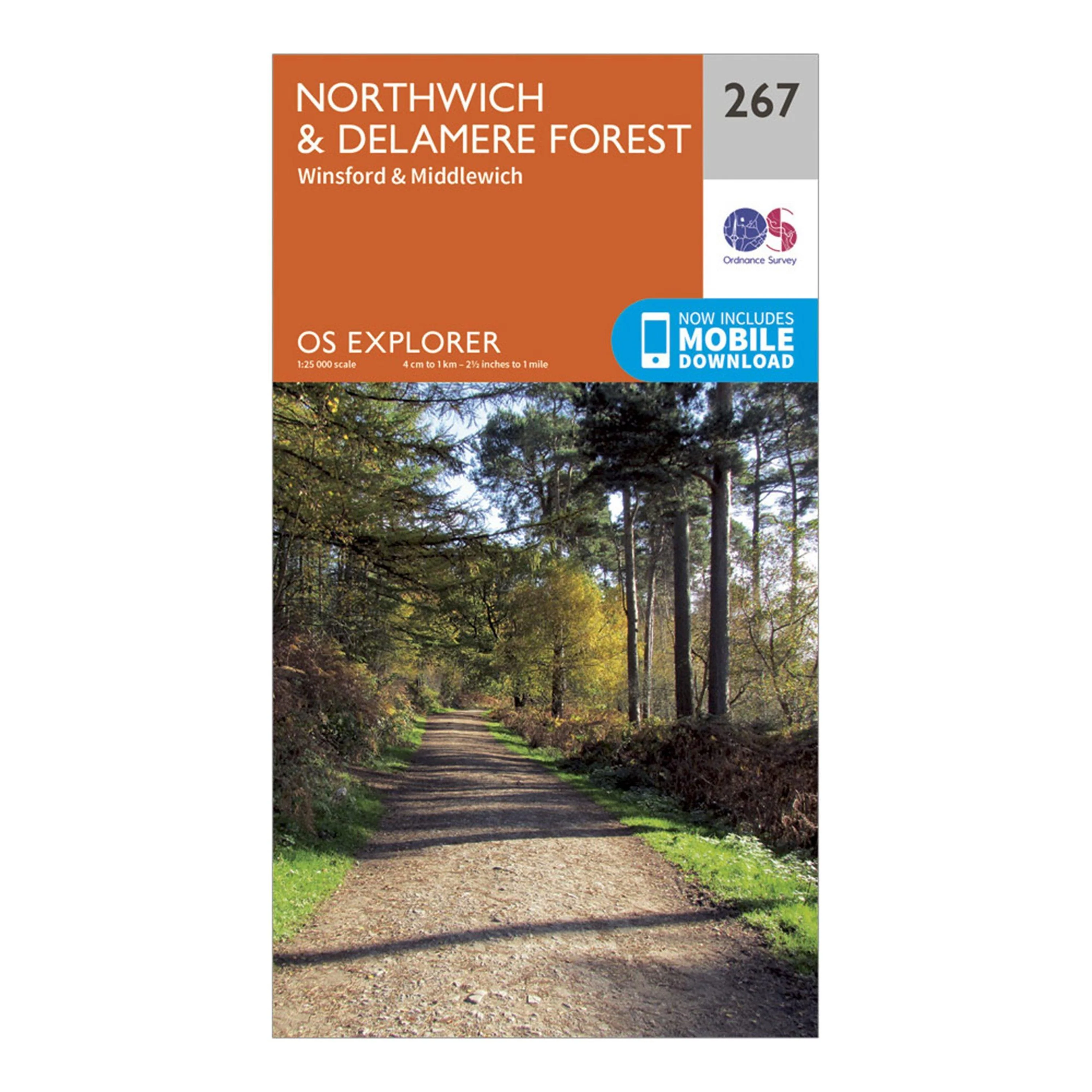 Explorer 267 Northwich & Delamere Forest Map With Digital Version - Image 4