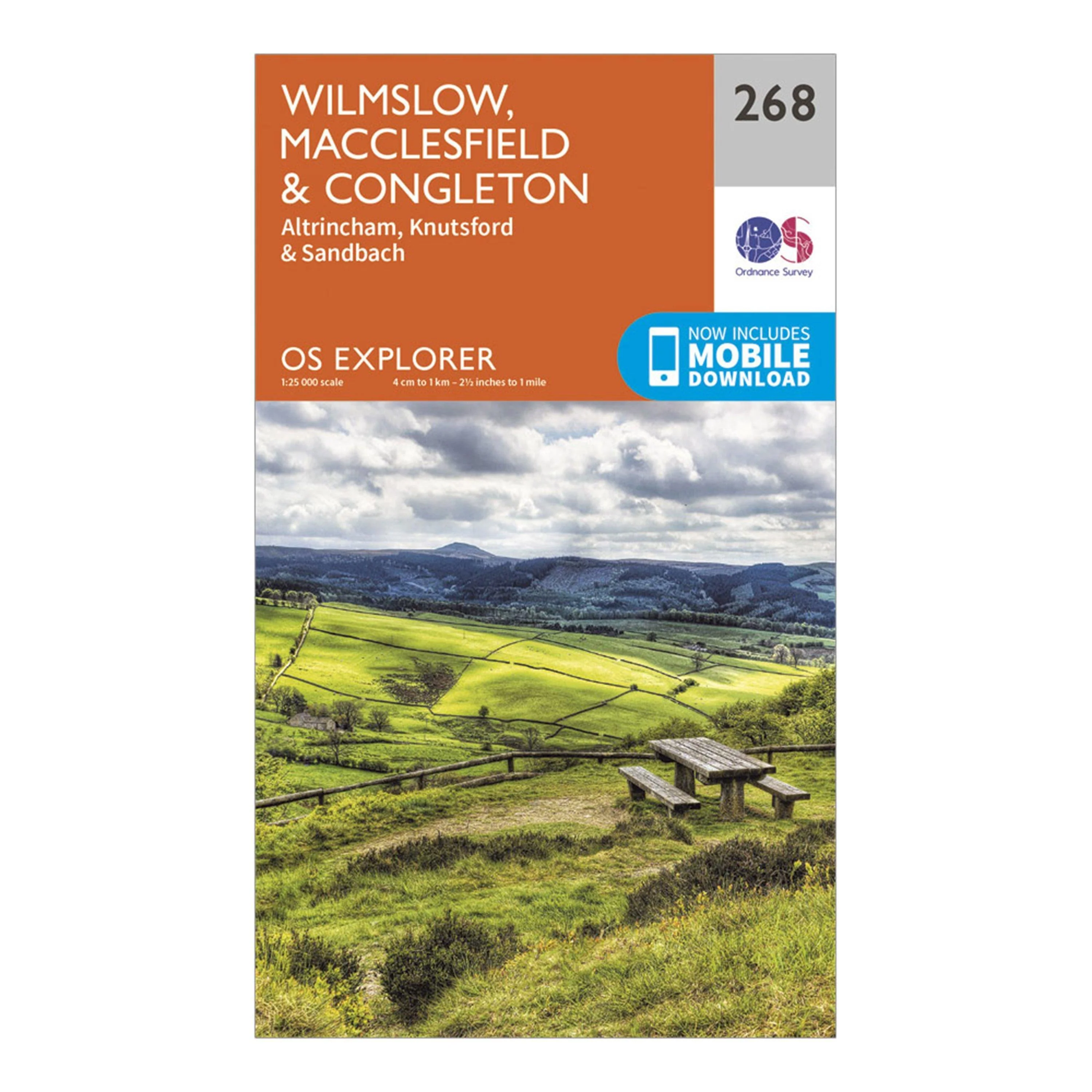 Explorer 268 Wilmslow, Macclesfield & Congleton Map With Digital Version - Image 5