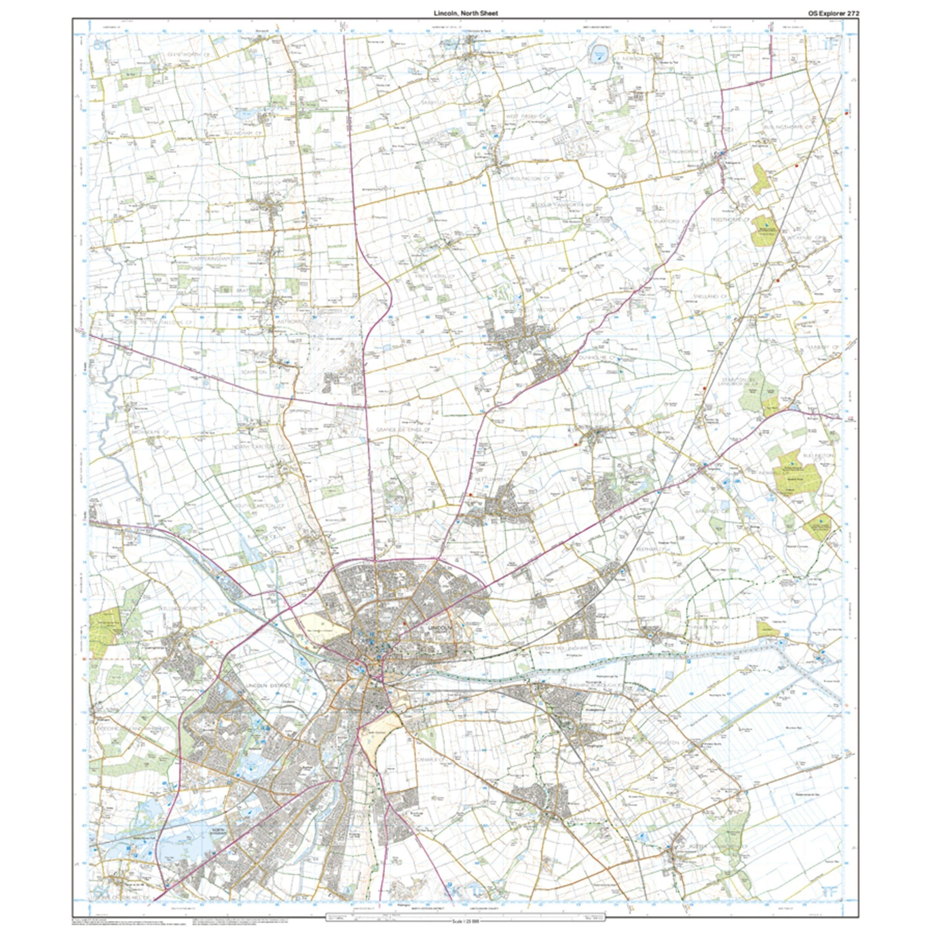 Explorer 272 Lincoln Map With Digital Version - Image 3