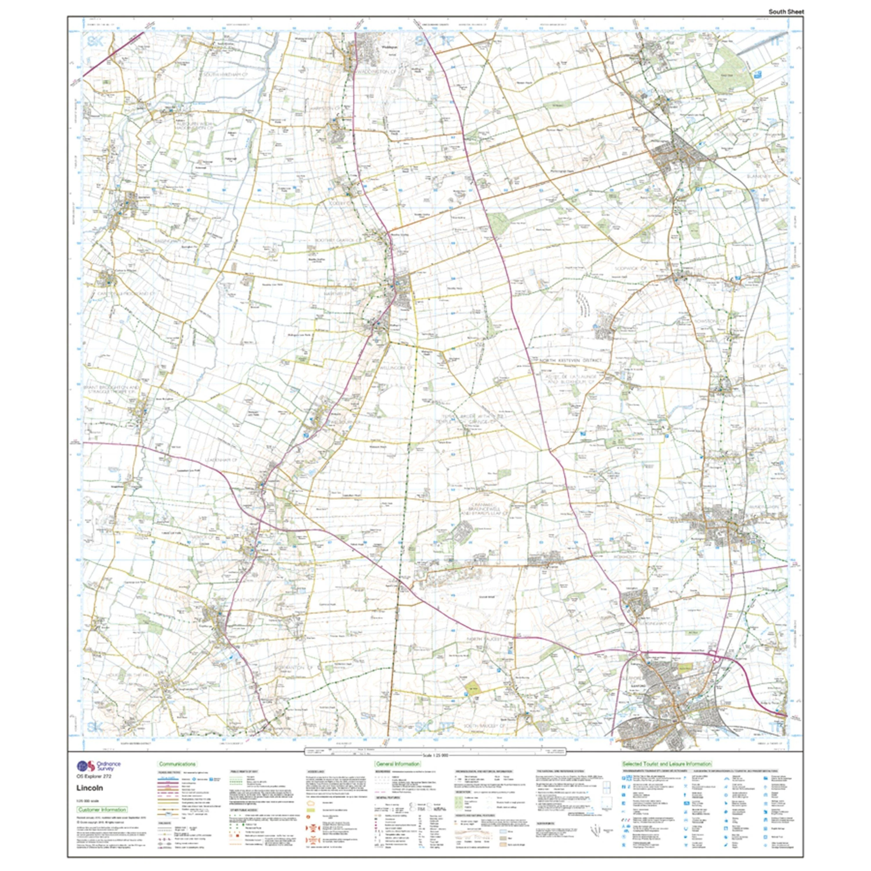 Explorer 272 Lincoln Map With Digital Version - Image 4