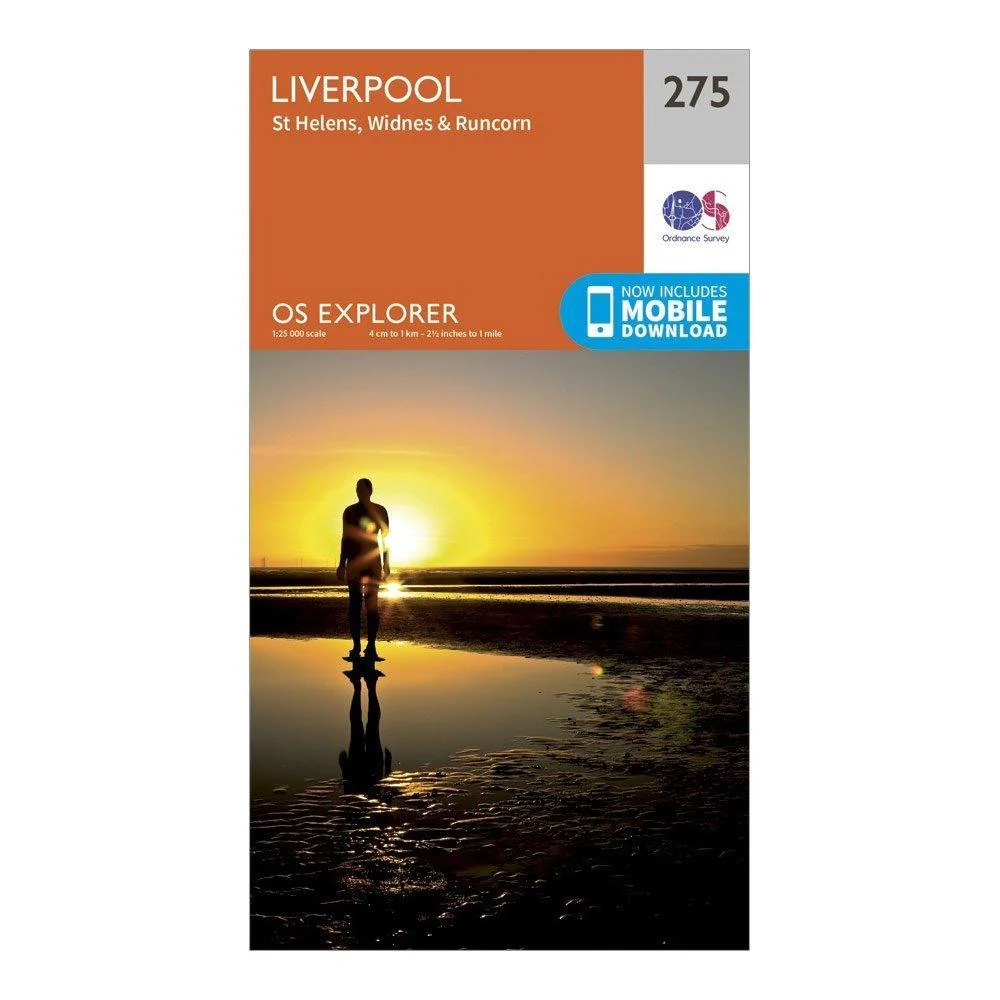 Explorer 275 Liverpool, St Helens, Widnes & Runcorn Map With Digital Version - Image 4
