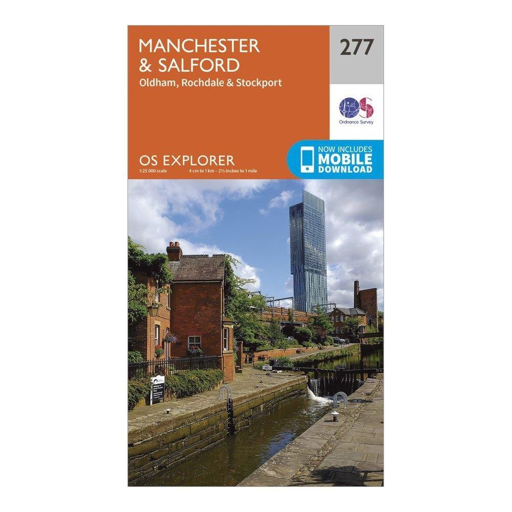 Explorer 277 Manchester & Salford Map With Digital Version - Image 4