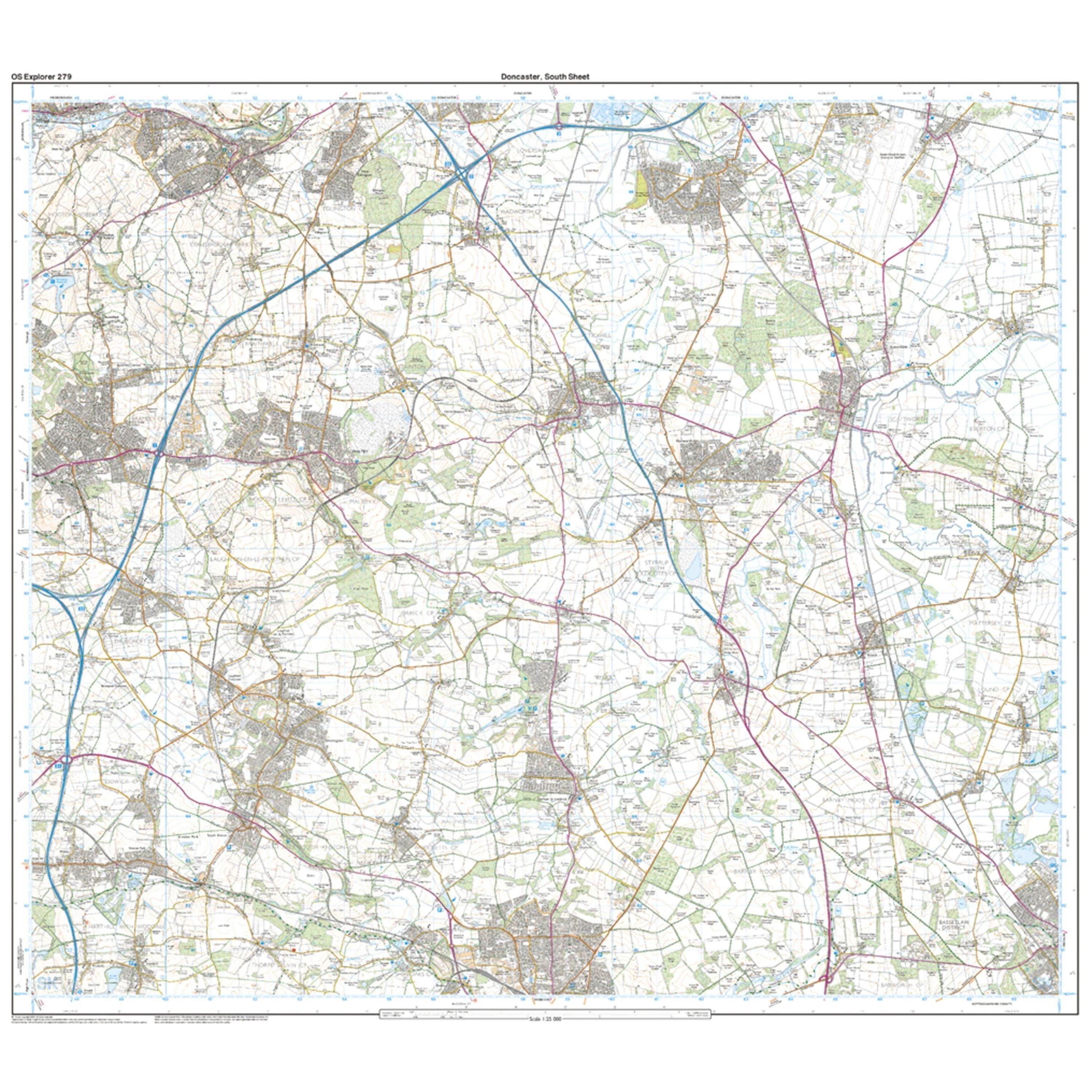 Explorer 279 Doncaster Map With Digital Version - Image 4
