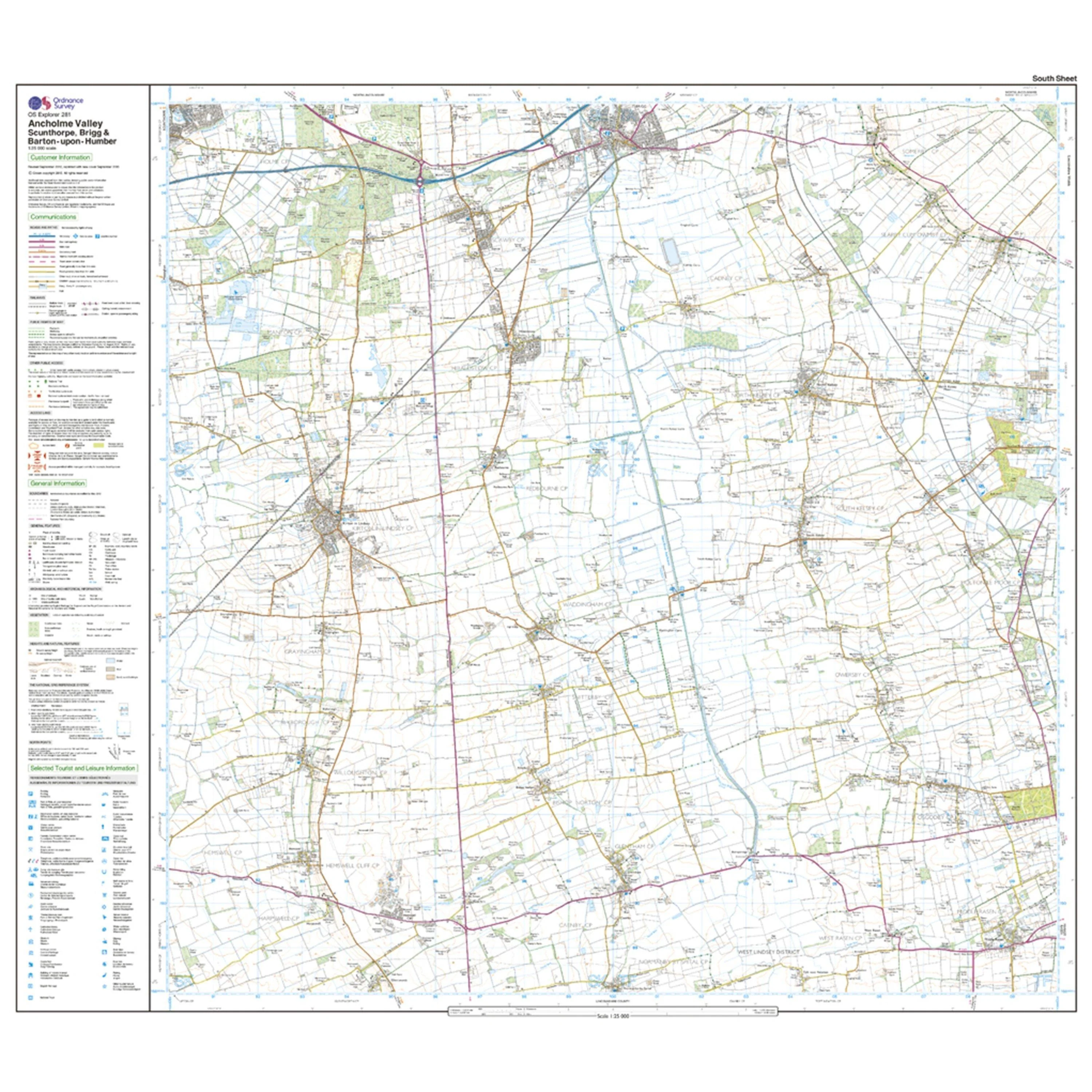 Explorer 281 Ancholme Valley Map With Digital Version - Image 4
