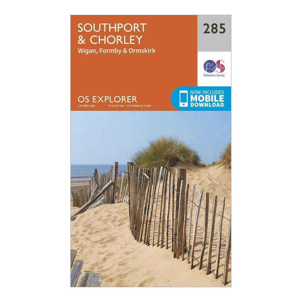 Explorer 285 Southport & Chorley Map With Digital Version - Image 5