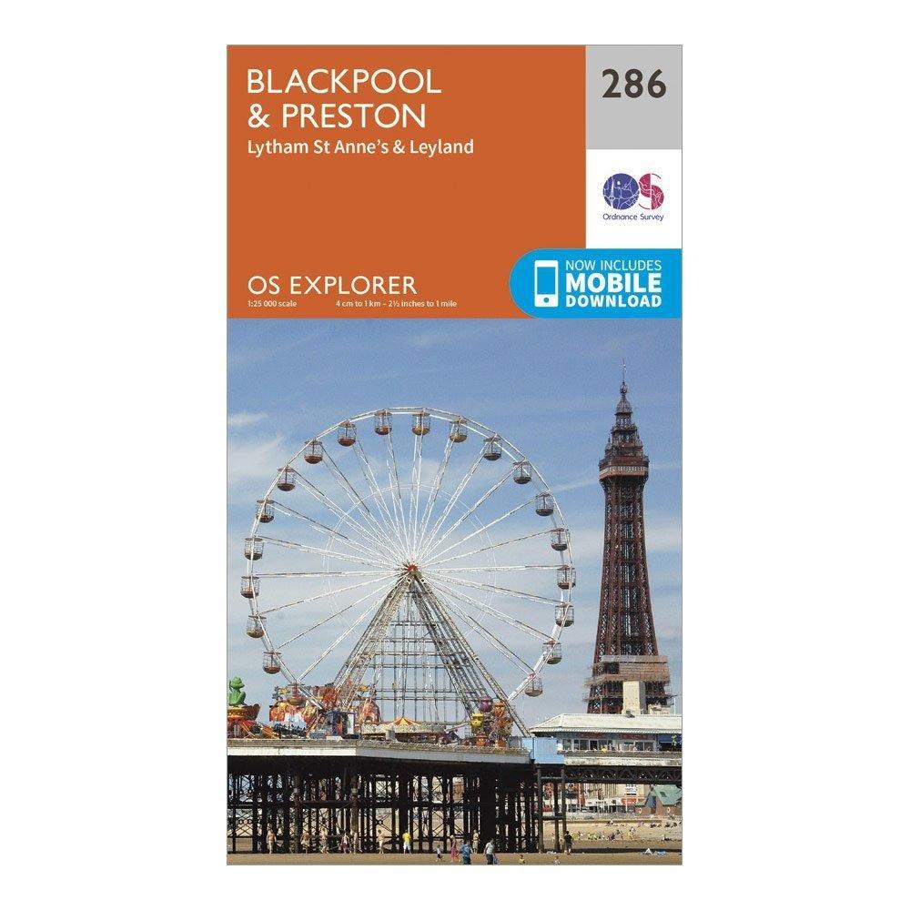 Explorer 286 Blackpool  Preston Map With Digital Version - Image 4