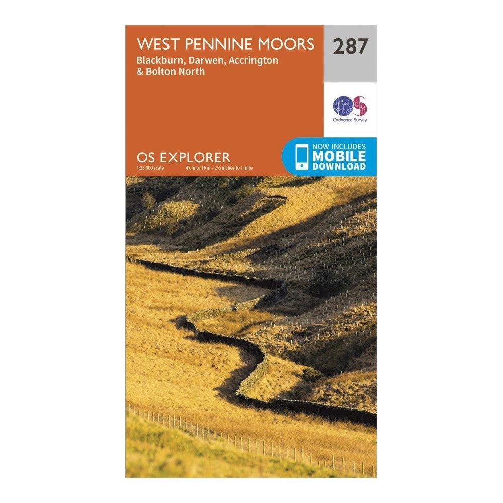 Explorer 287 West Pennine Moors, Blackburn, Darwen & Accrington Map With Digital Version - Image 4