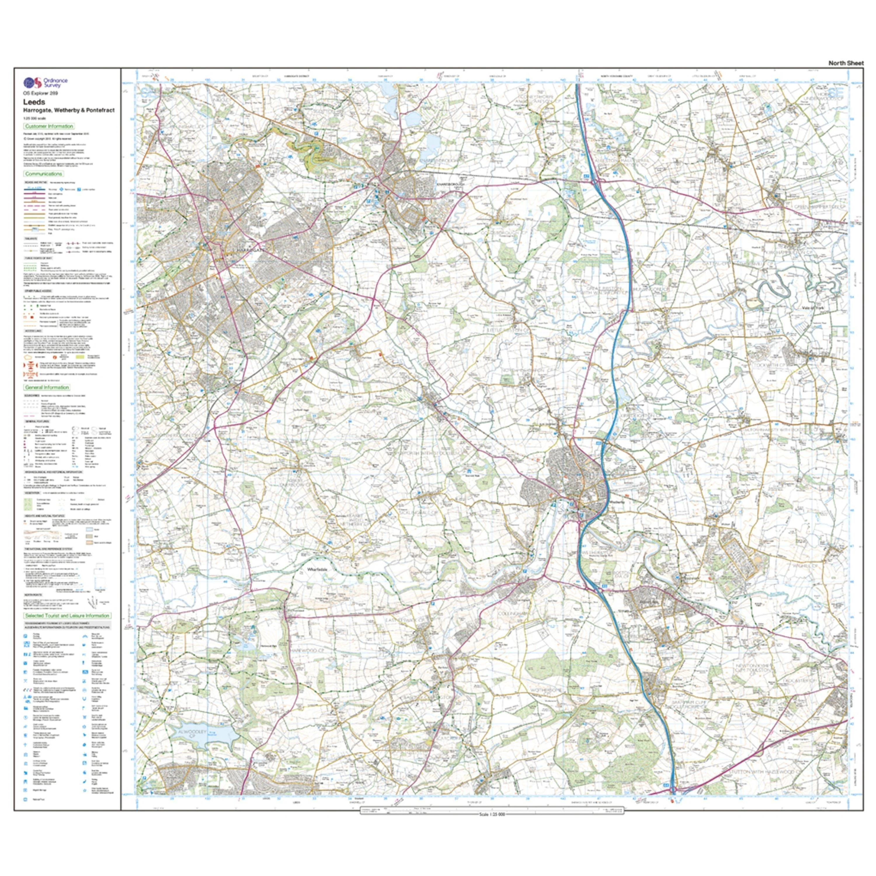 Explorer 289 Leeds Map With Digital Version - Image 3