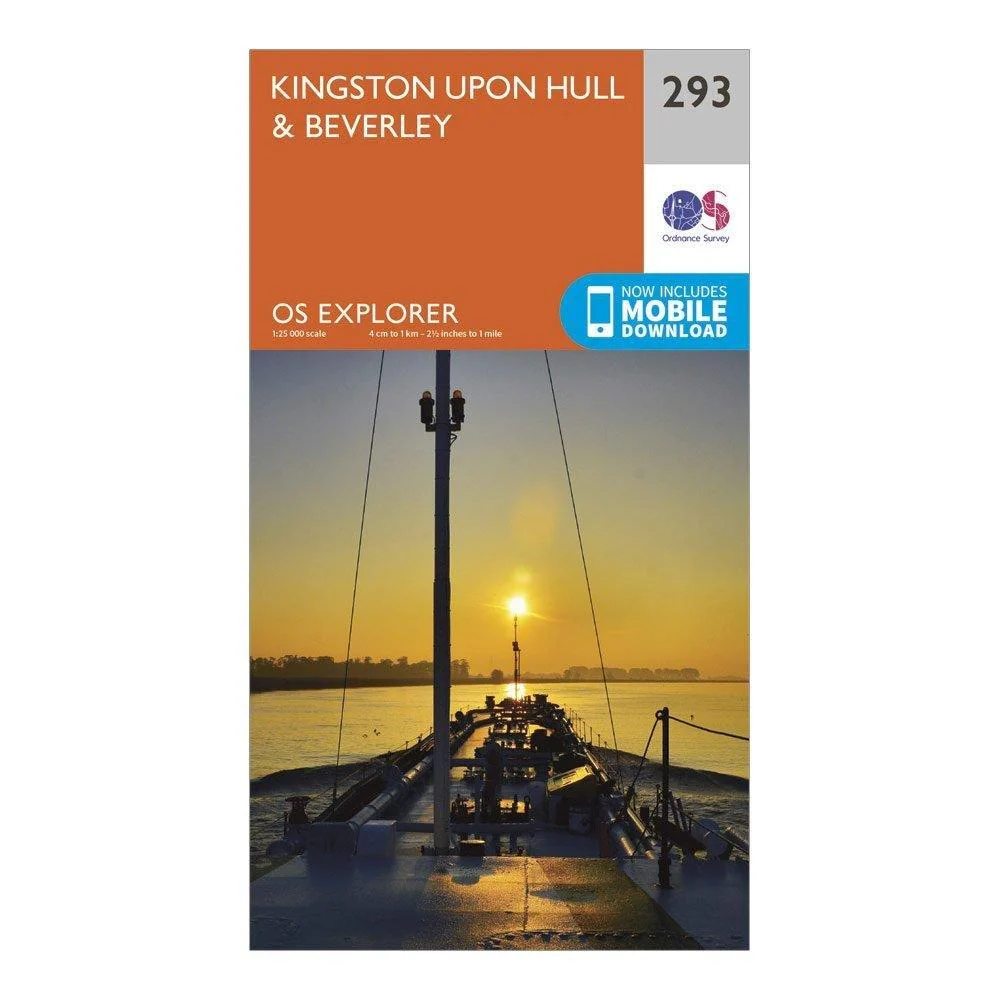 Explorer 293 Kingston upon Hull & Beverley Map With Digital Version - Image 4