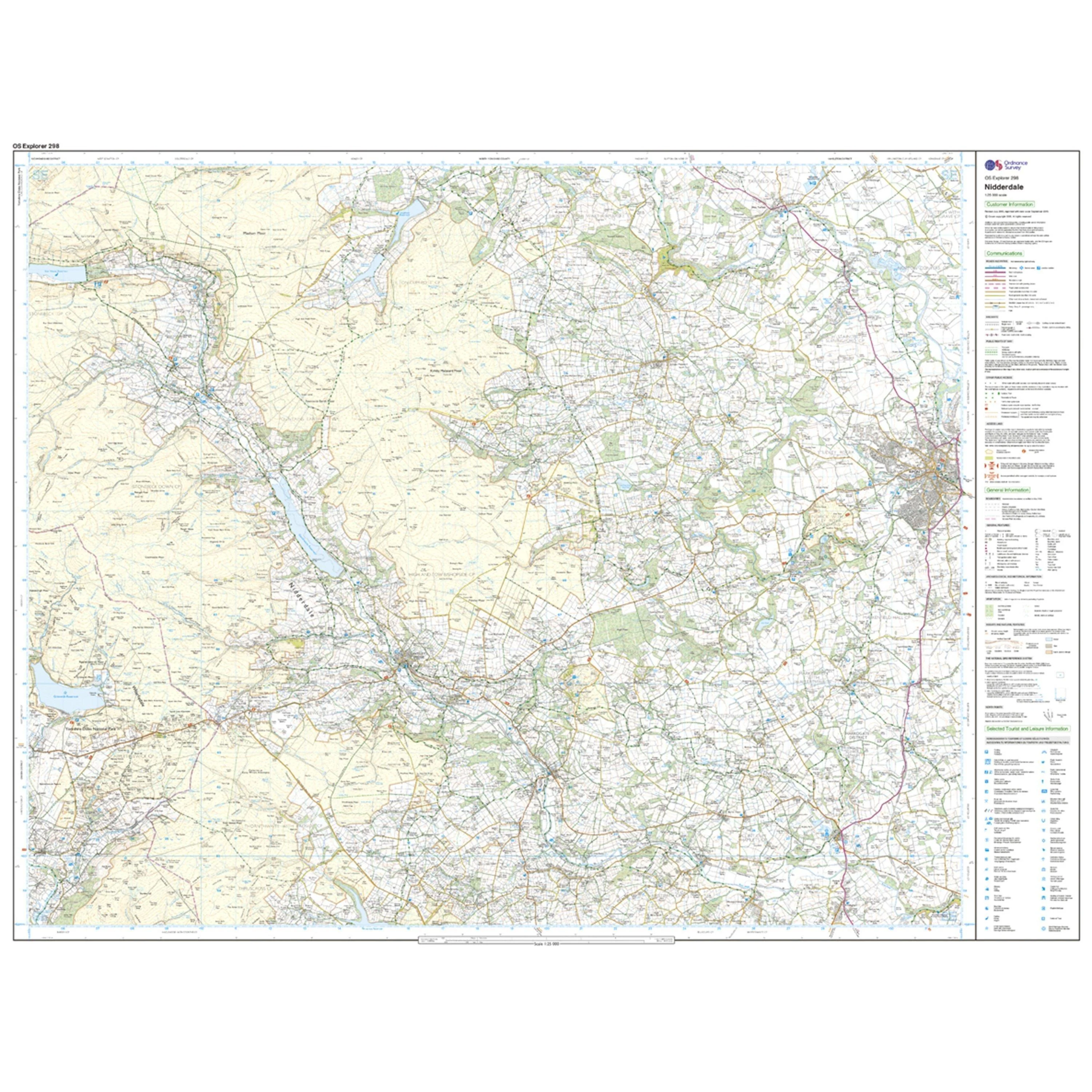 Explorer 298 Nidderdale Map With Digital Version - Image 3