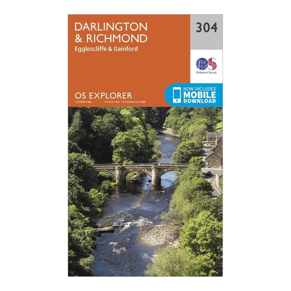 Explorer 304 Darlington & Richmond Map With Digital Version - Image 5