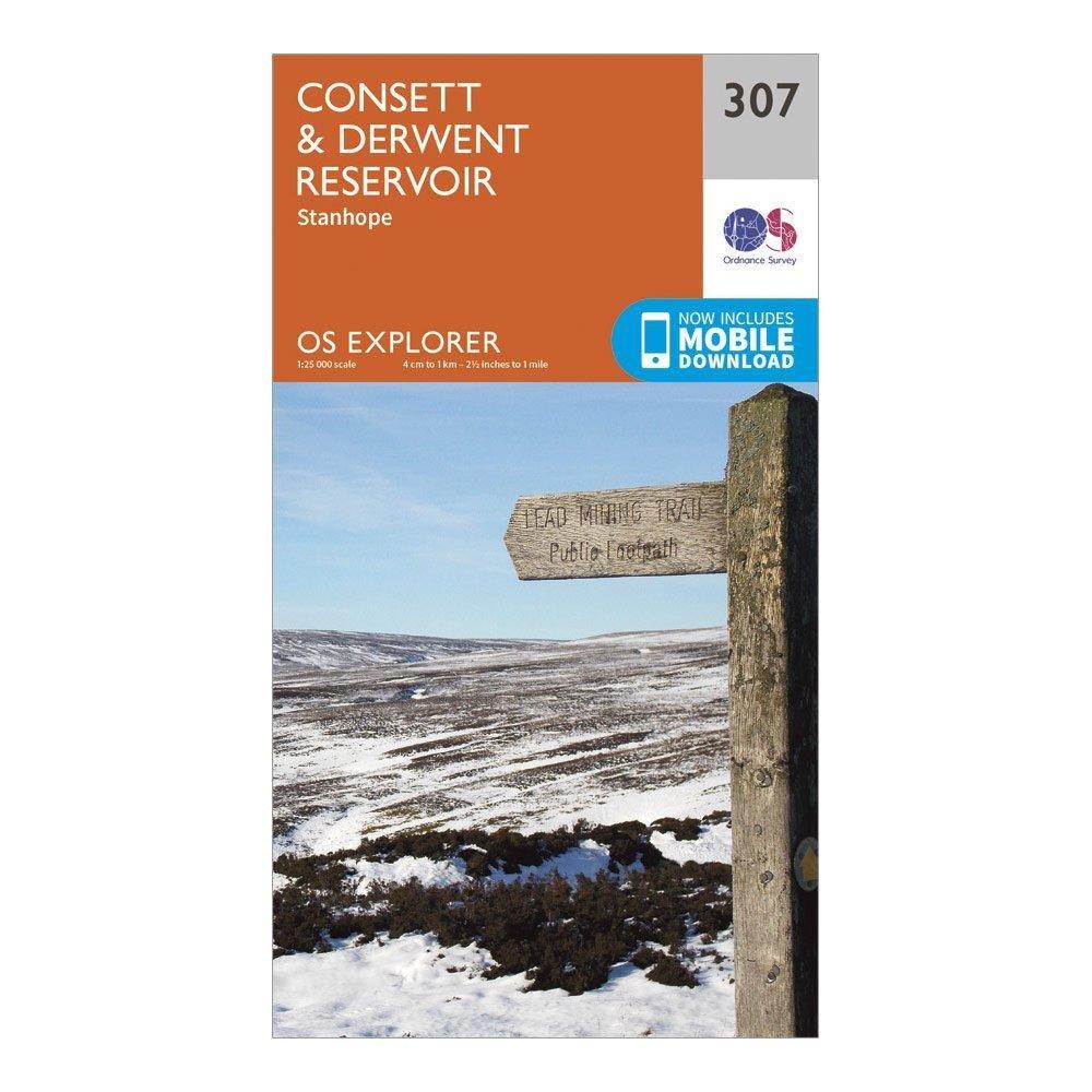 Explorer 307 Consett  Derwent Reservoir Map With Digital Version - Image 4