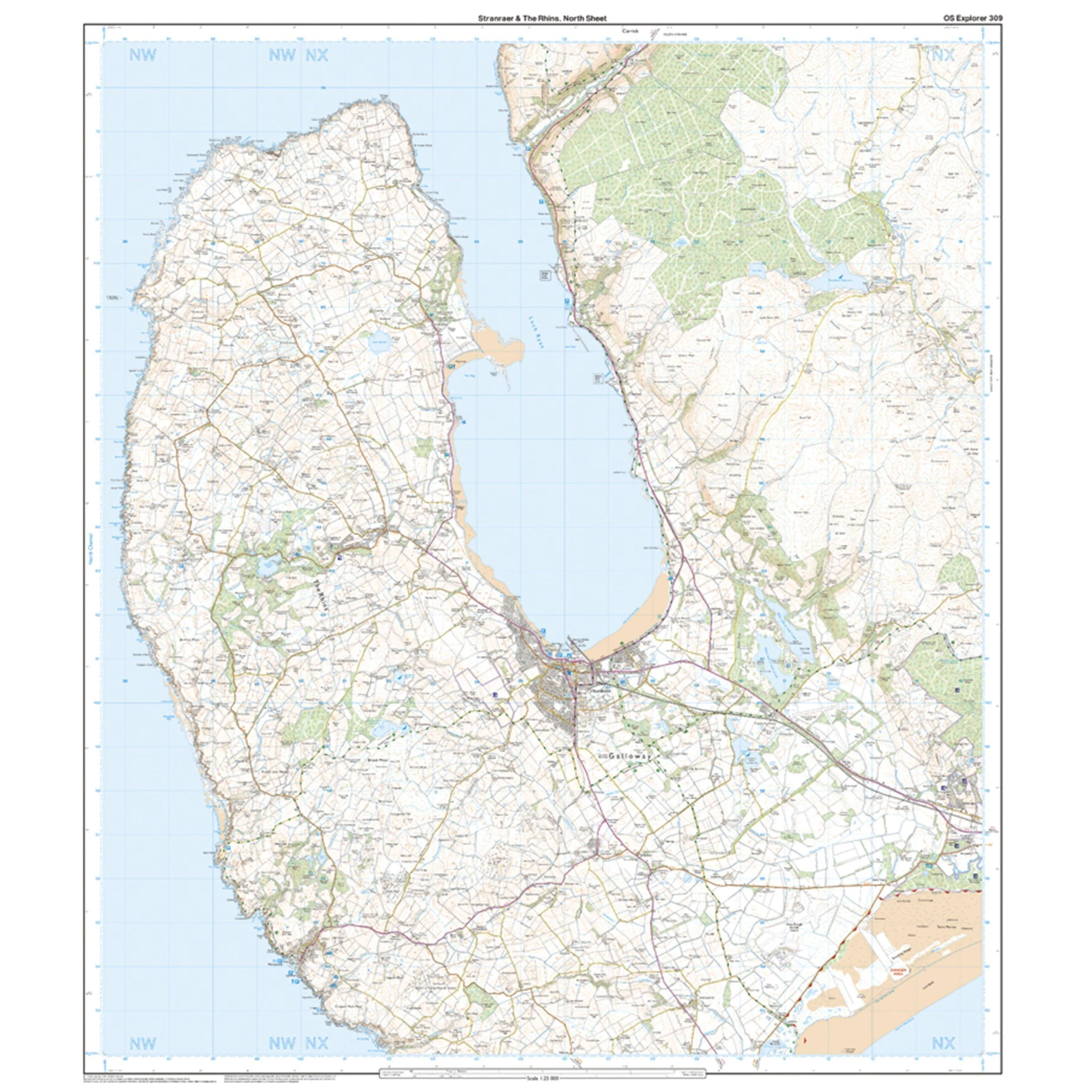 Explorer 309 Stranrear & The Rhins Map With Digital Version - Image 3