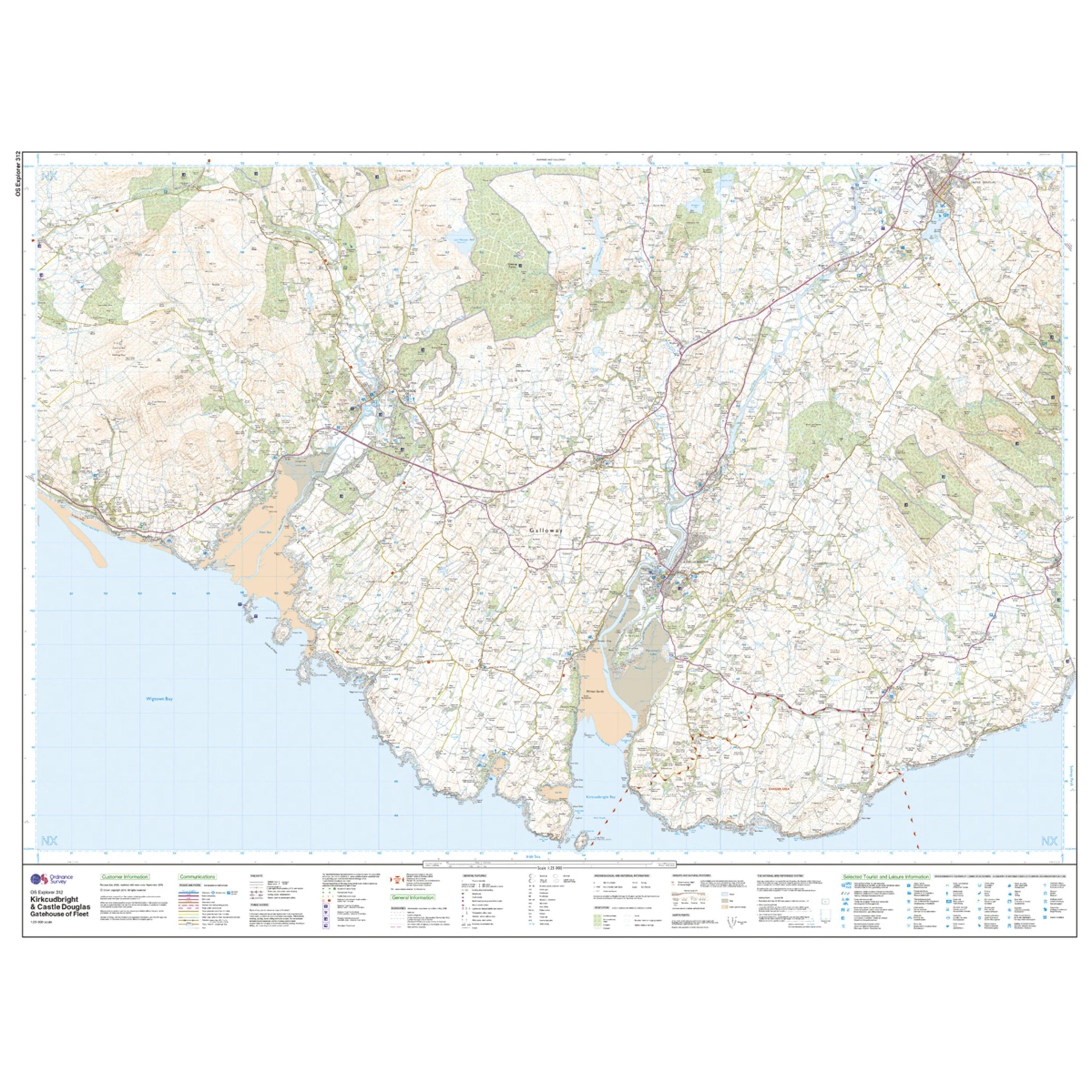 Explorer 312 Kirkcudbright & Castle Douglas Map With Digital Version - Image 3