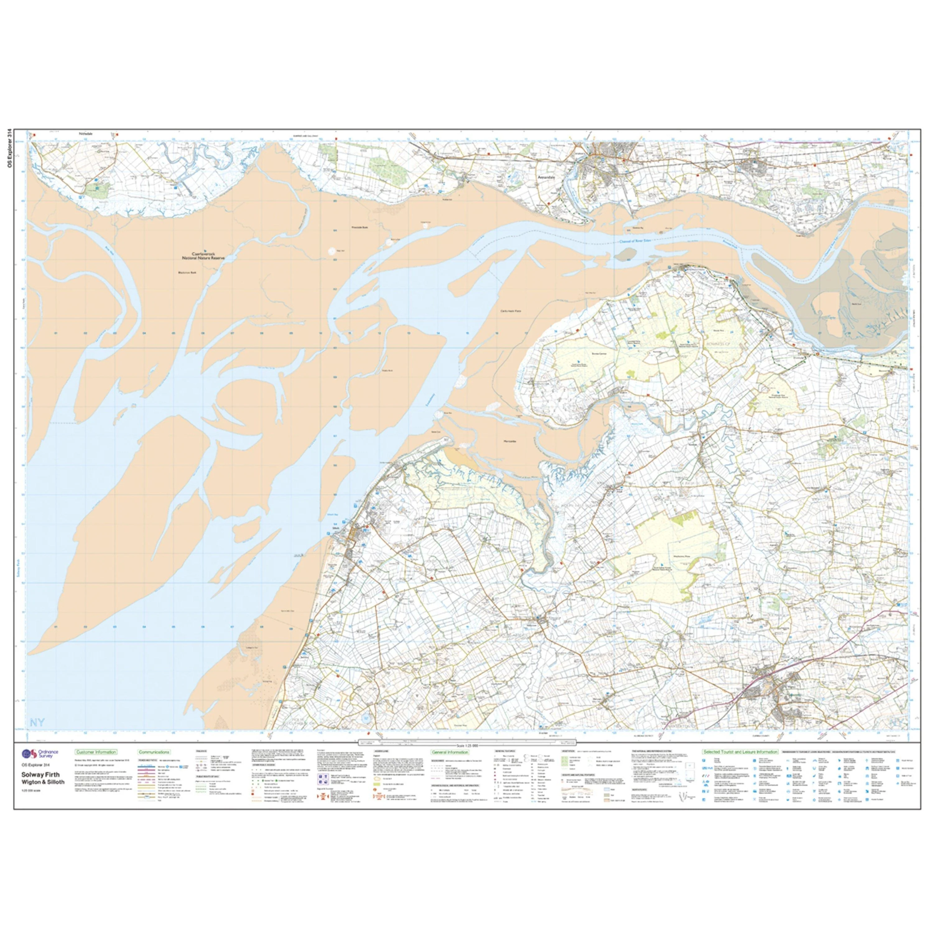 Explorer 314 Solway Firth Silloth Map With Digital Version - Image 3