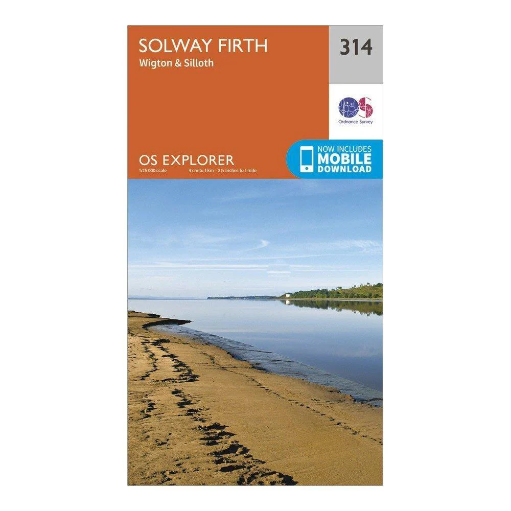 Explorer 314 Solway Firth Silloth Map With Digital Version - Image 4
