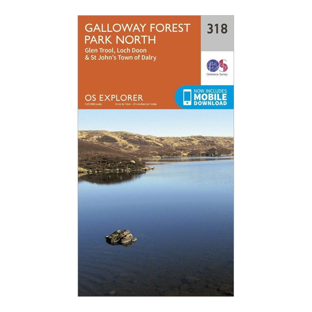 Explorer 318 Galloway Forest Park North Map With Digital Version - Image 4