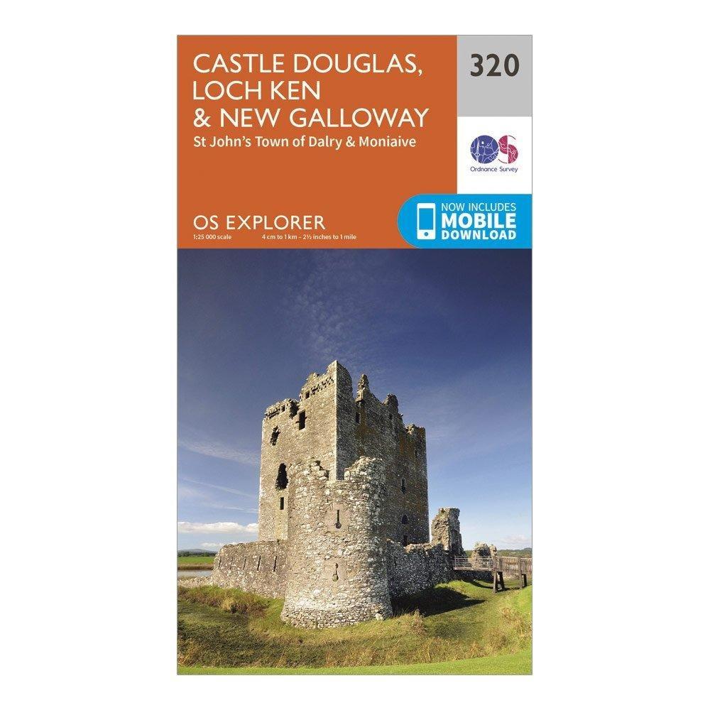 Explorer 320 Castle Douglas, Loch Ken & New Galloway Map With Digital Version - Image 4