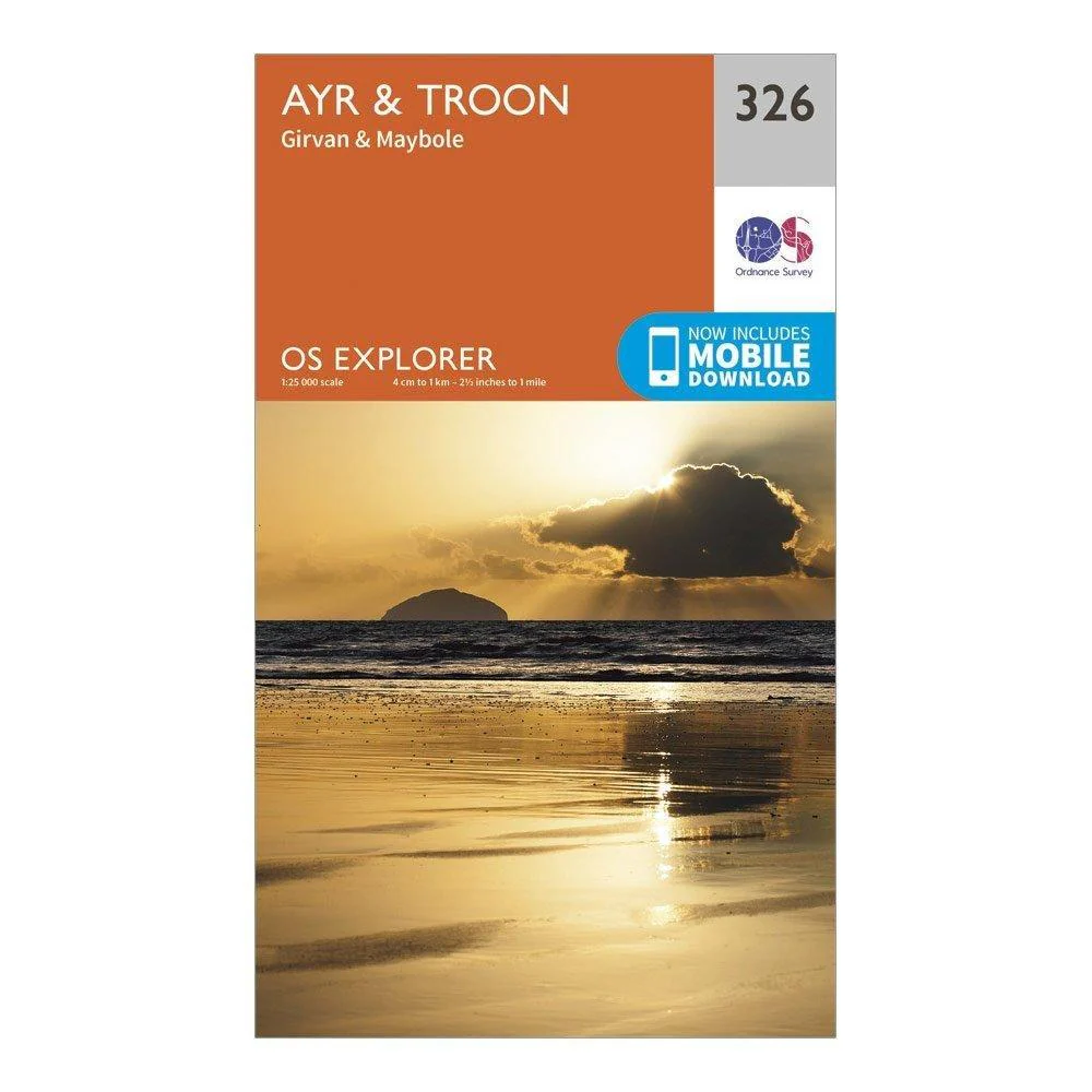 Explorer 326 Ayr & Troon Map With Digital Version - Image 5