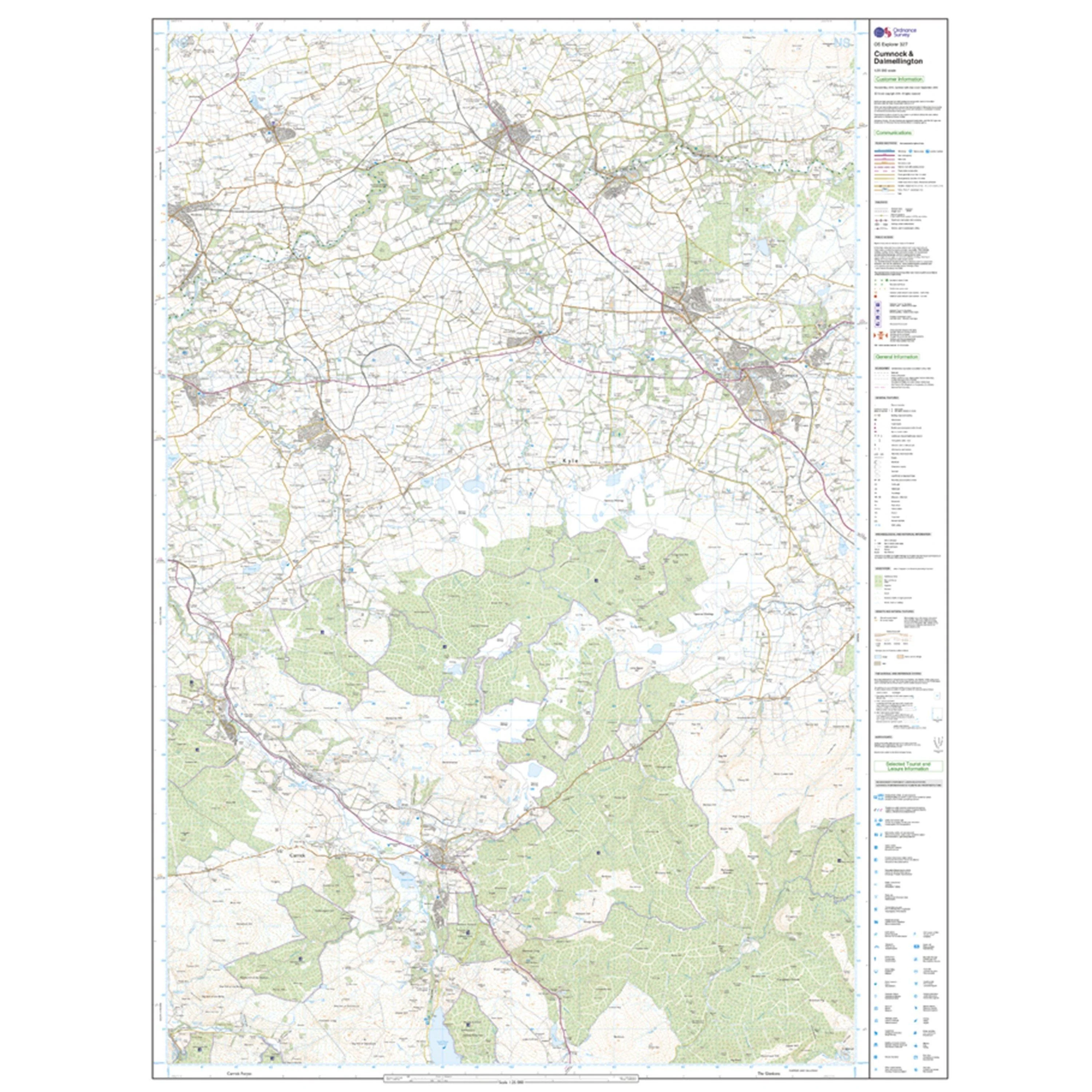 Explorer 327 Cumnock & Dalmellington Map With Digital Version - Image 3