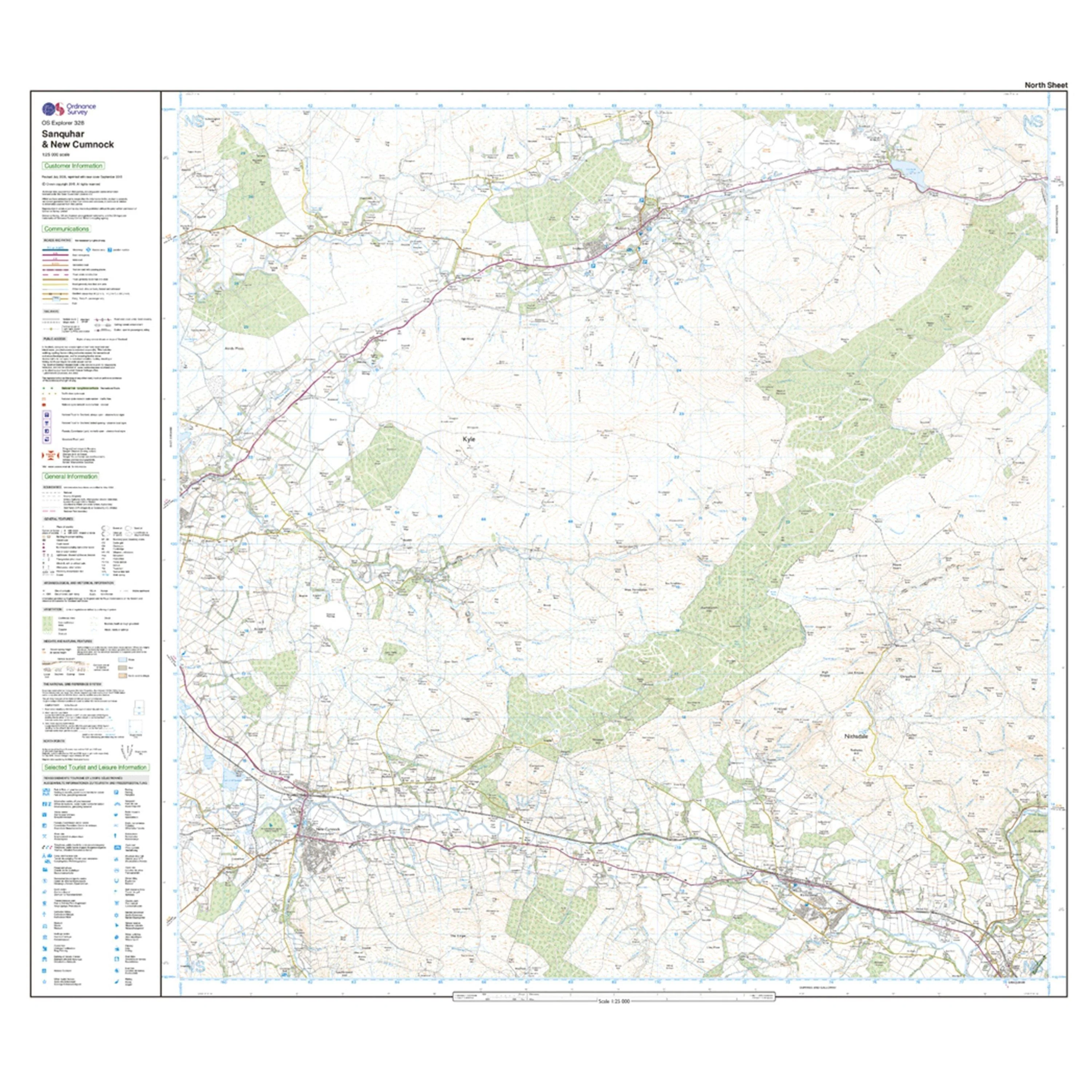 Explorer 328 Sanquhar & New Cumnock Map With Digital Version - Image 3