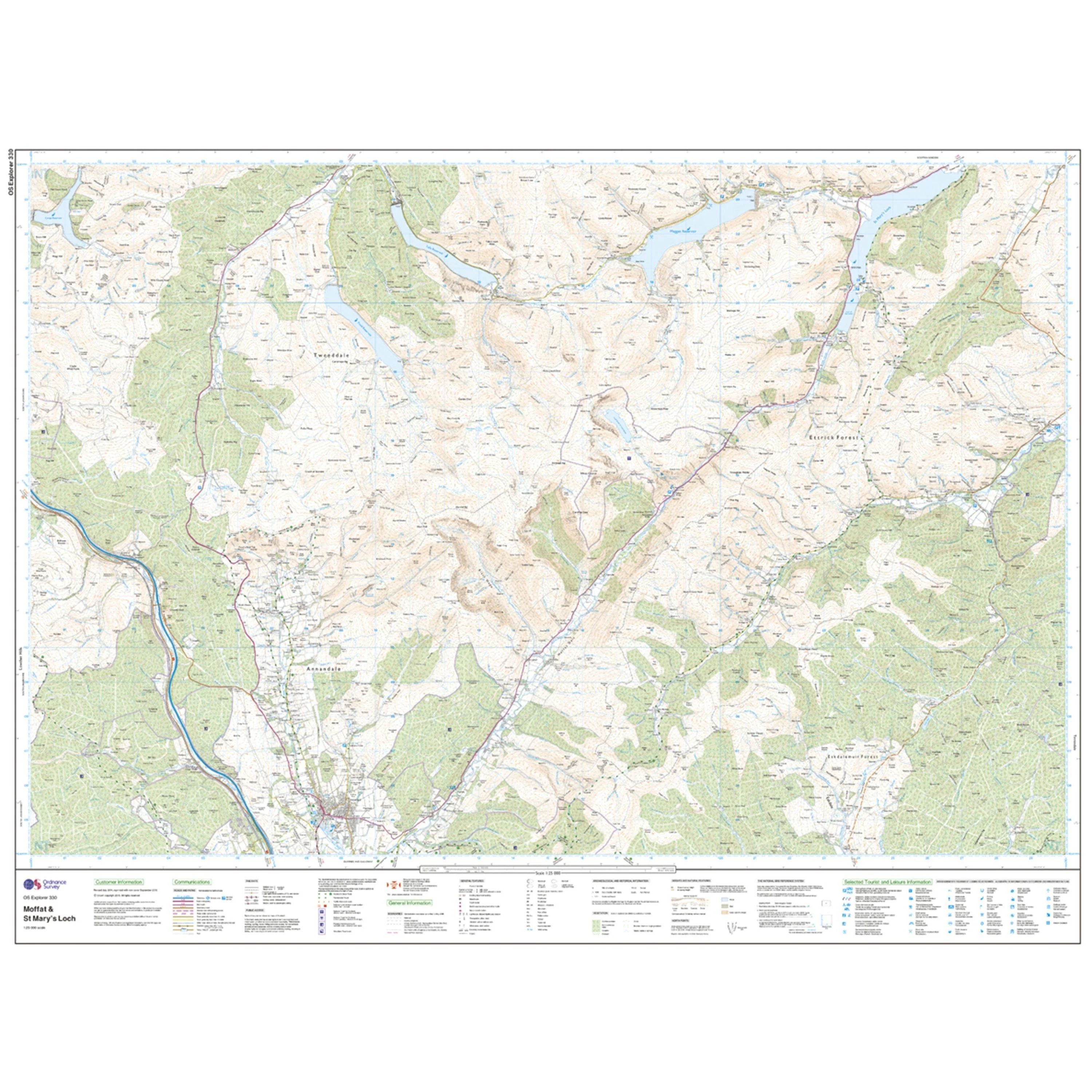 Explorer 330 Moffat  St Marys Loch Map With Digital Version - Image 3