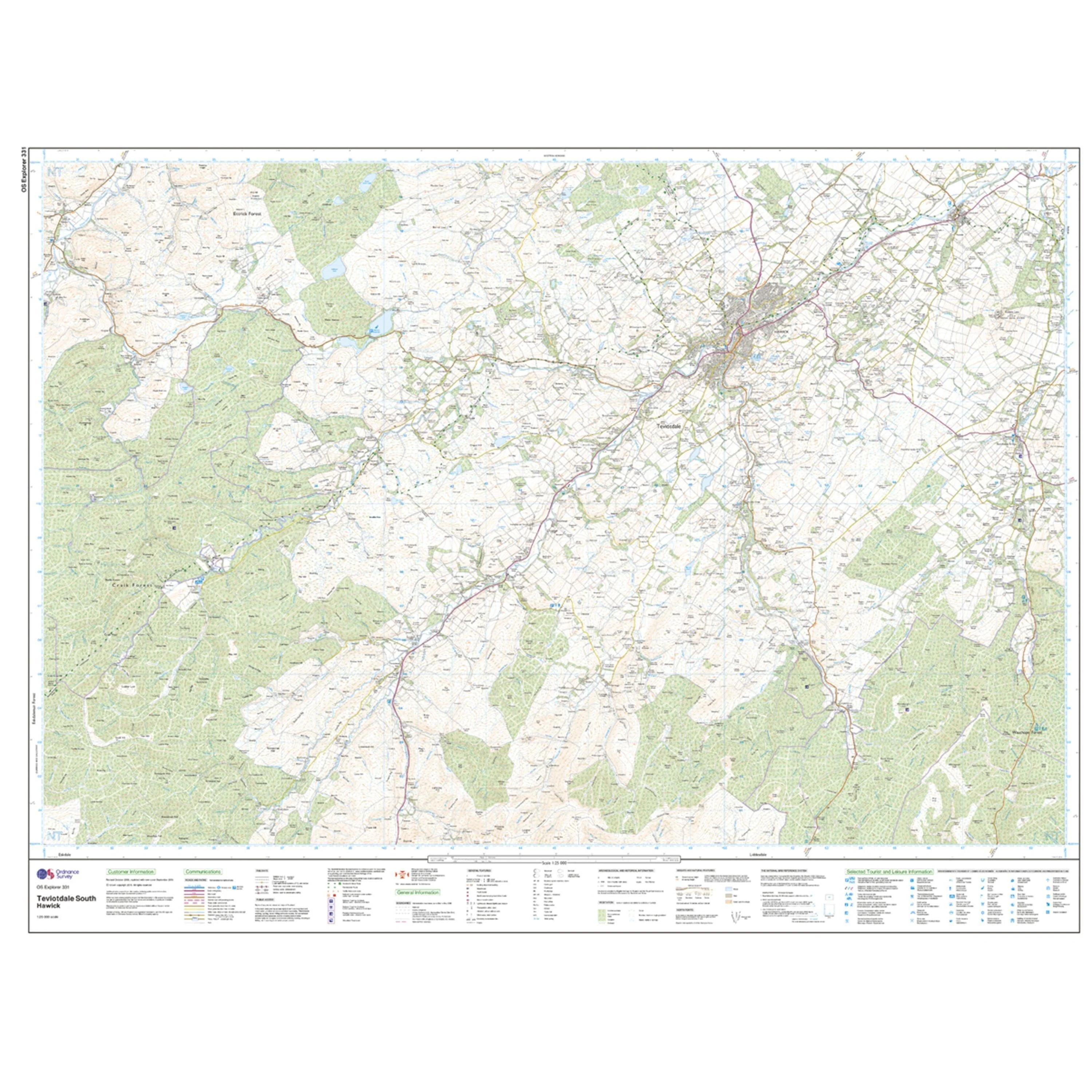 Explorer 331 Teviotdale South Map With Digital Version - Image 3