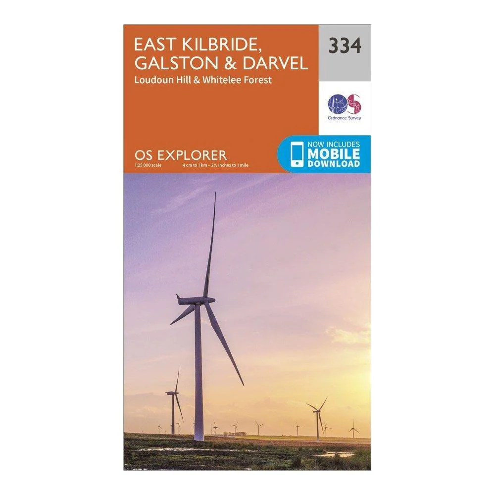 Explorer 334 East Kilbride, Galston & Darvel Map With Digital Version - Image 4