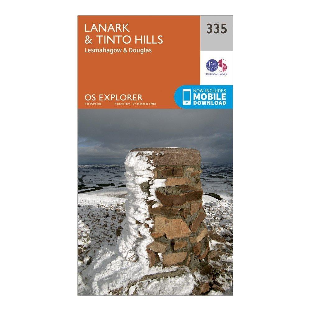 Explorer 335 Lanark & Tinto Hills Map With Digital Version - Image 4