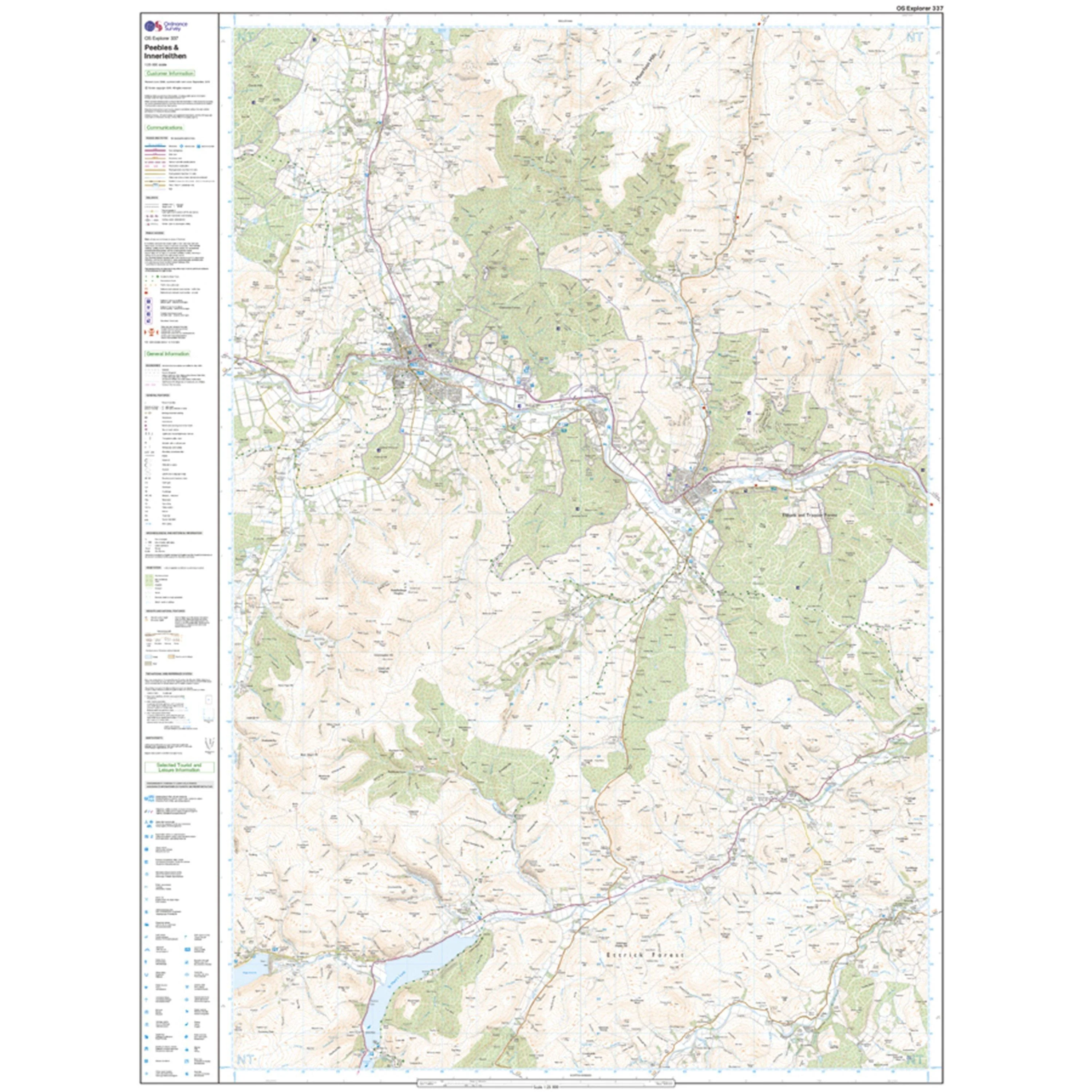 Explorer 337 Peebles & Interleithen Map With Digital Version - Image 3