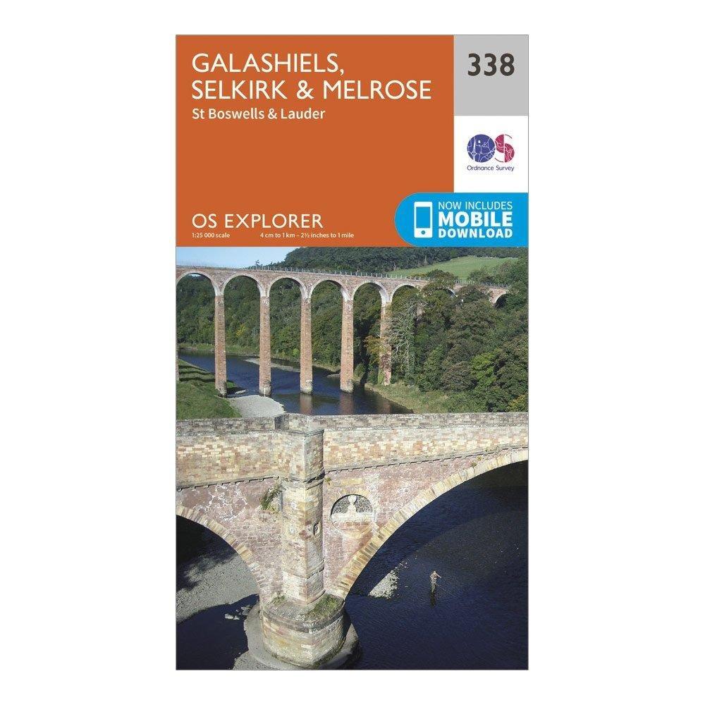 Explorer 338 Galashiels, Selkirk & Melrose Map With Digital Version - Image 4
