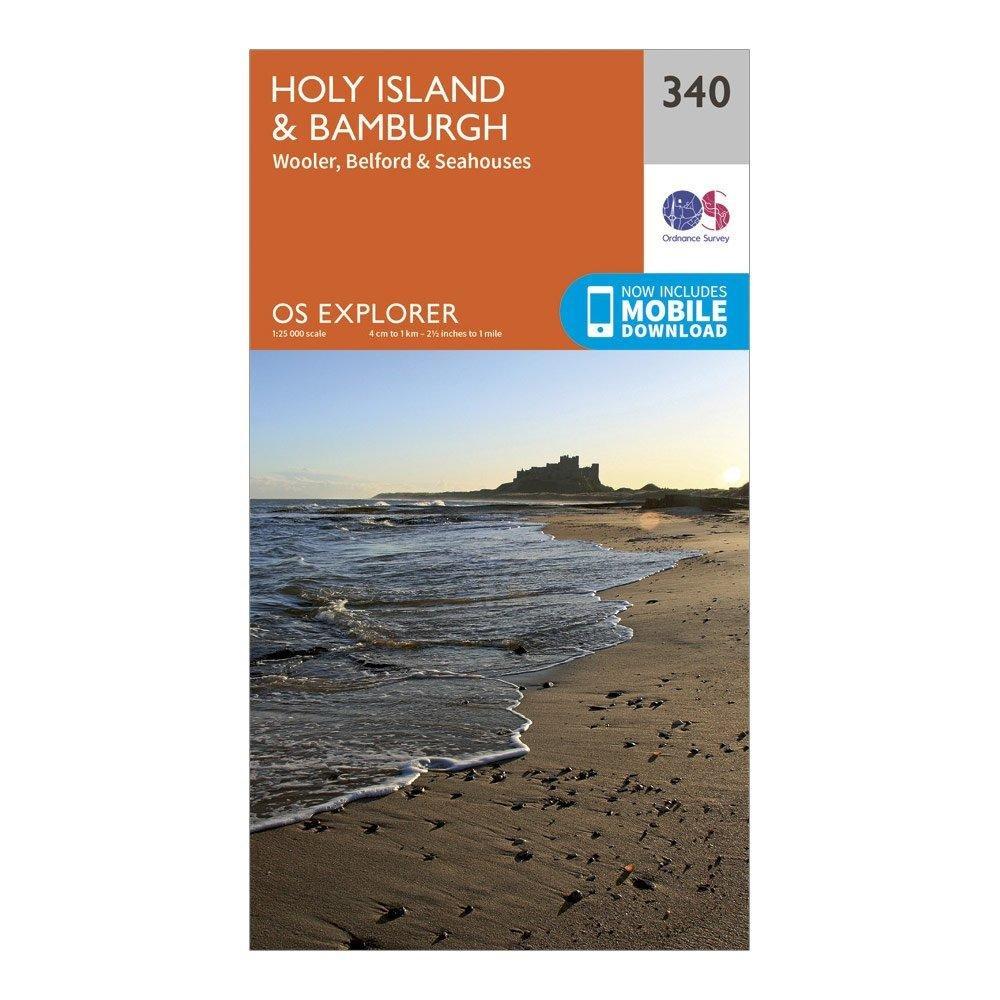 Explorer 340 Holy Island & Bamburgh Map With Digital - Image 4
