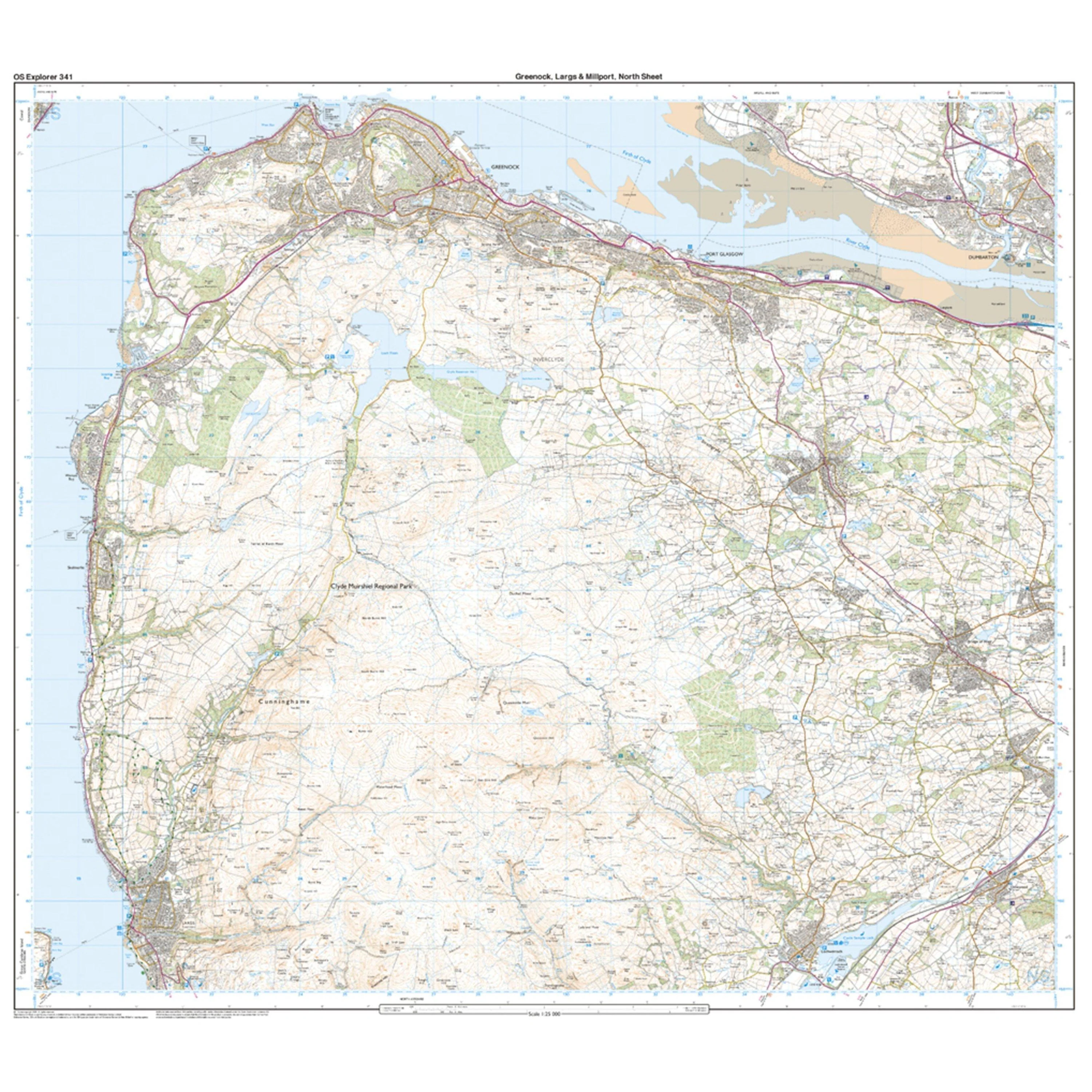Explorer 341 Greenoch, Largs & Millport Map With Digital Version - Image 3