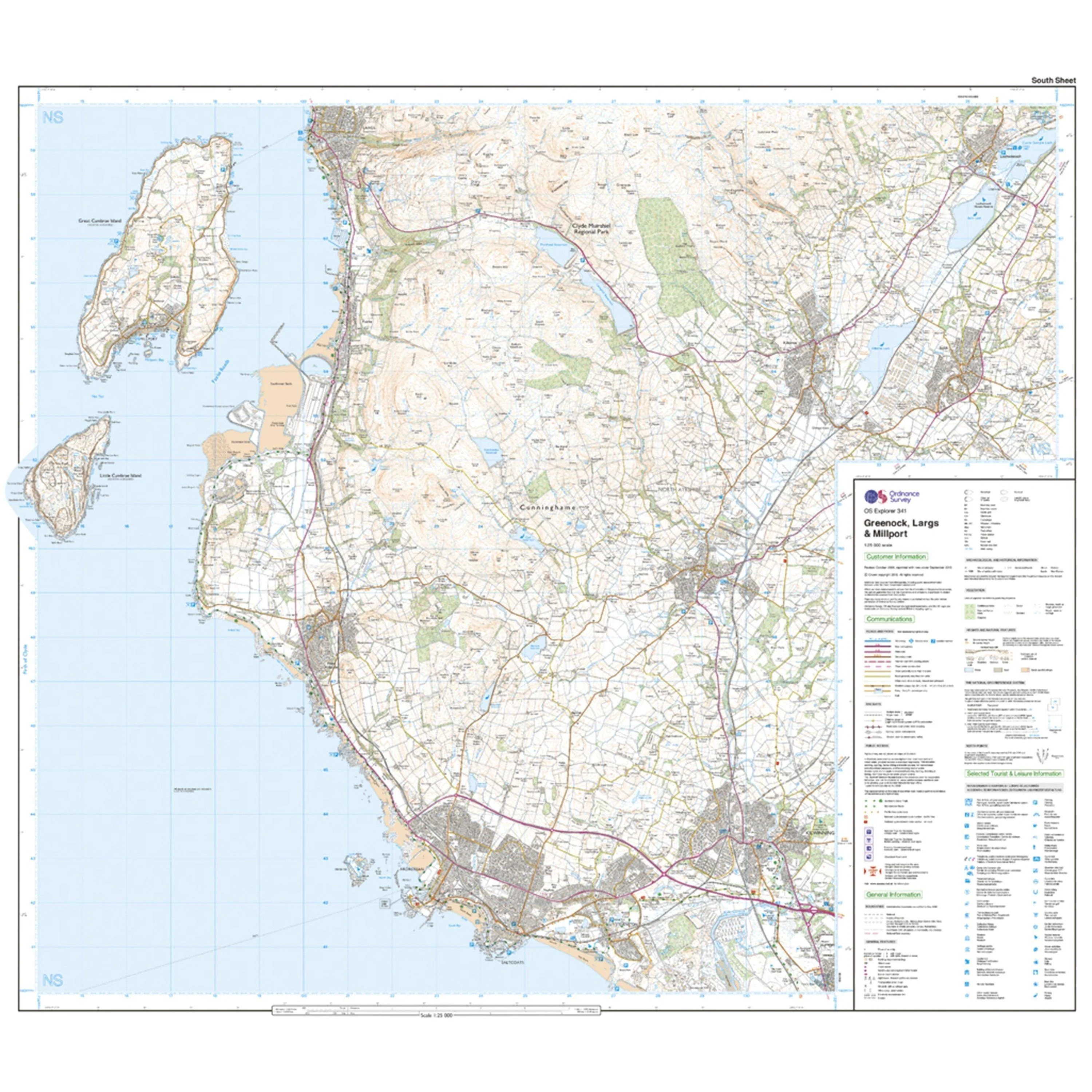 Explorer 341 Greenoch, Largs & Millport Map With Digital Version - Image 4