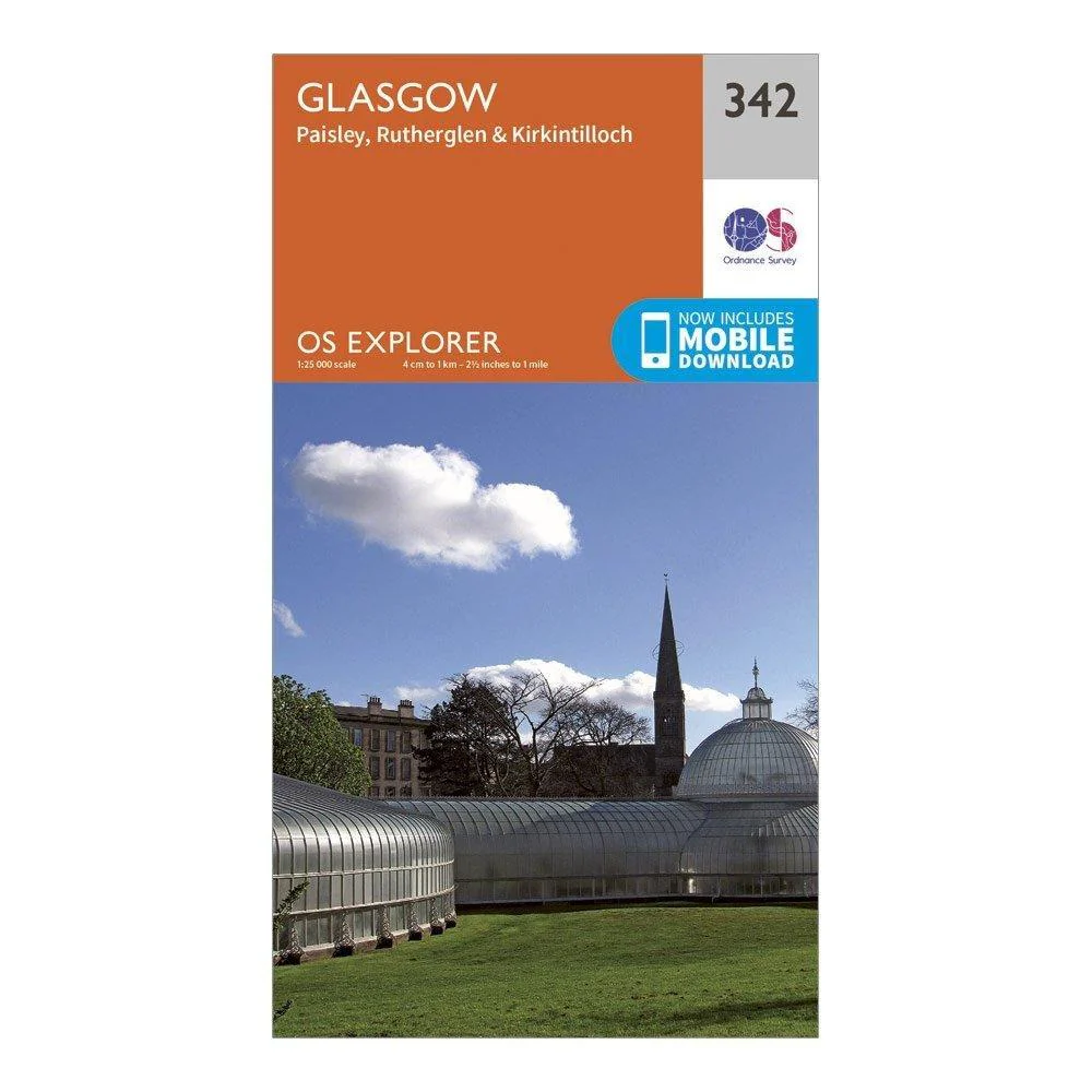 Explorer 342 Glasgow Map With Digital Version - Image 4