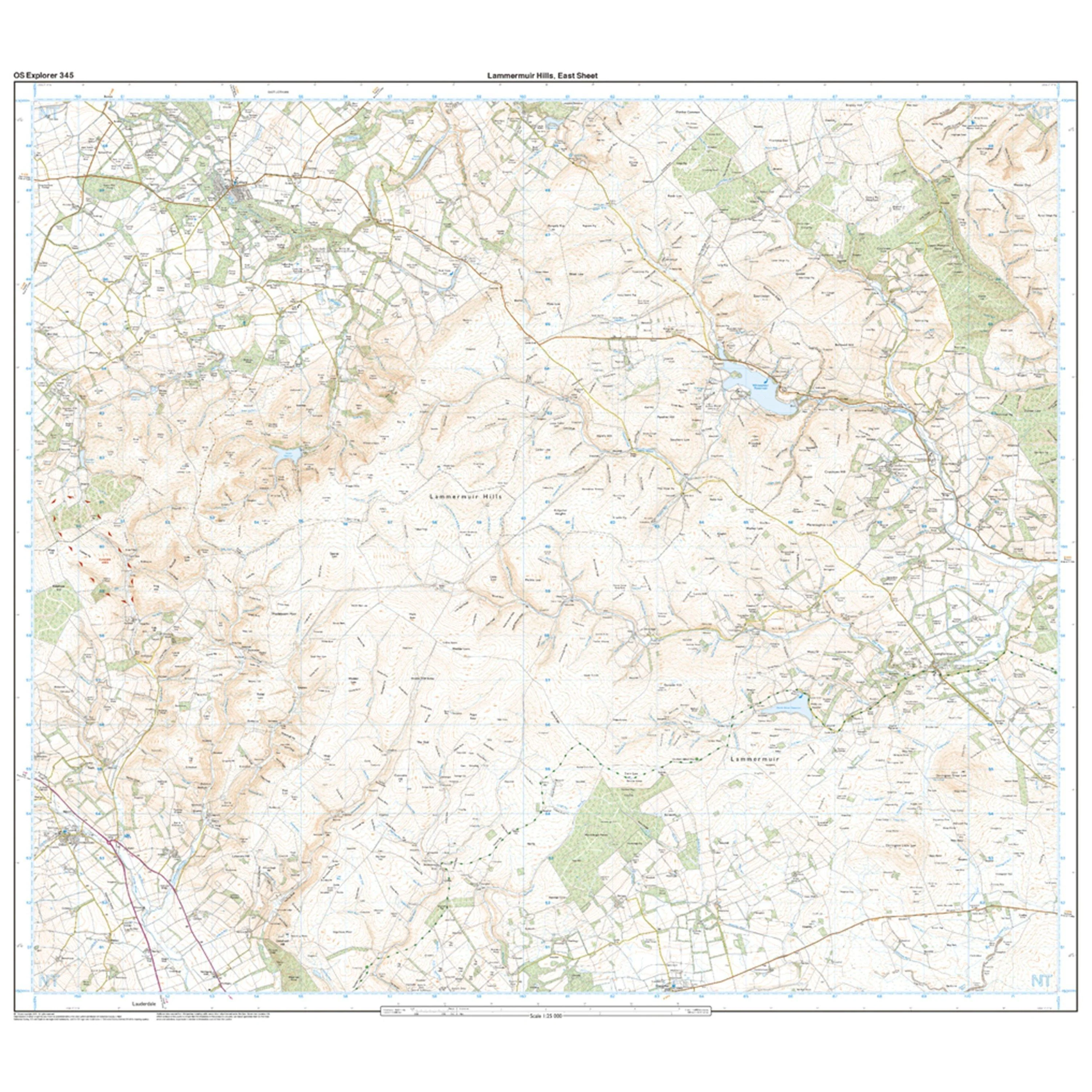 Explorer 345 Lammermuir Hills Map With Digital Version - Image 3
