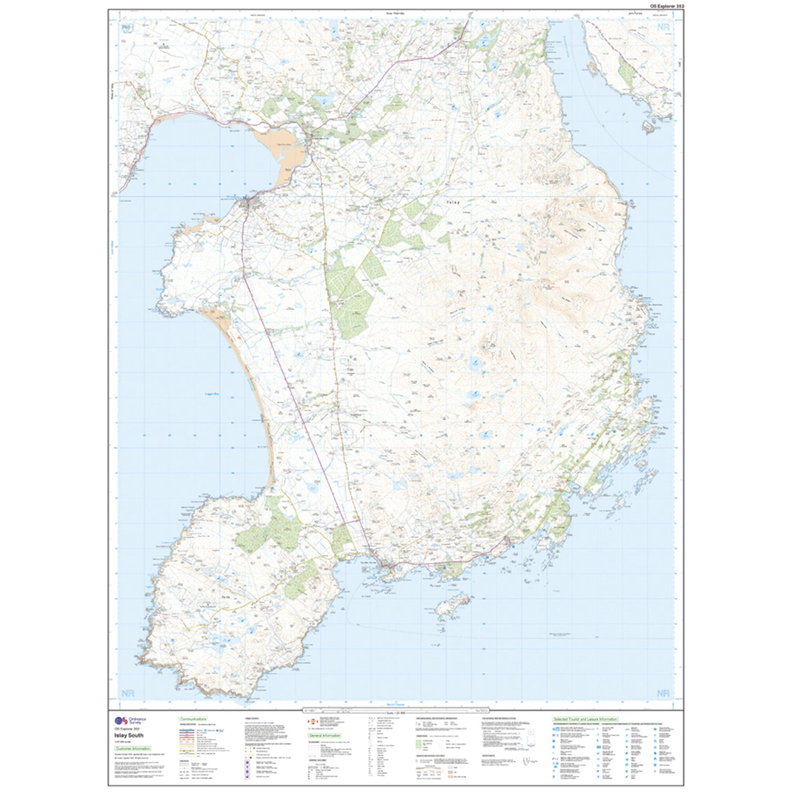 Explorer 352 Islay South Map With Digital Version - Image 3