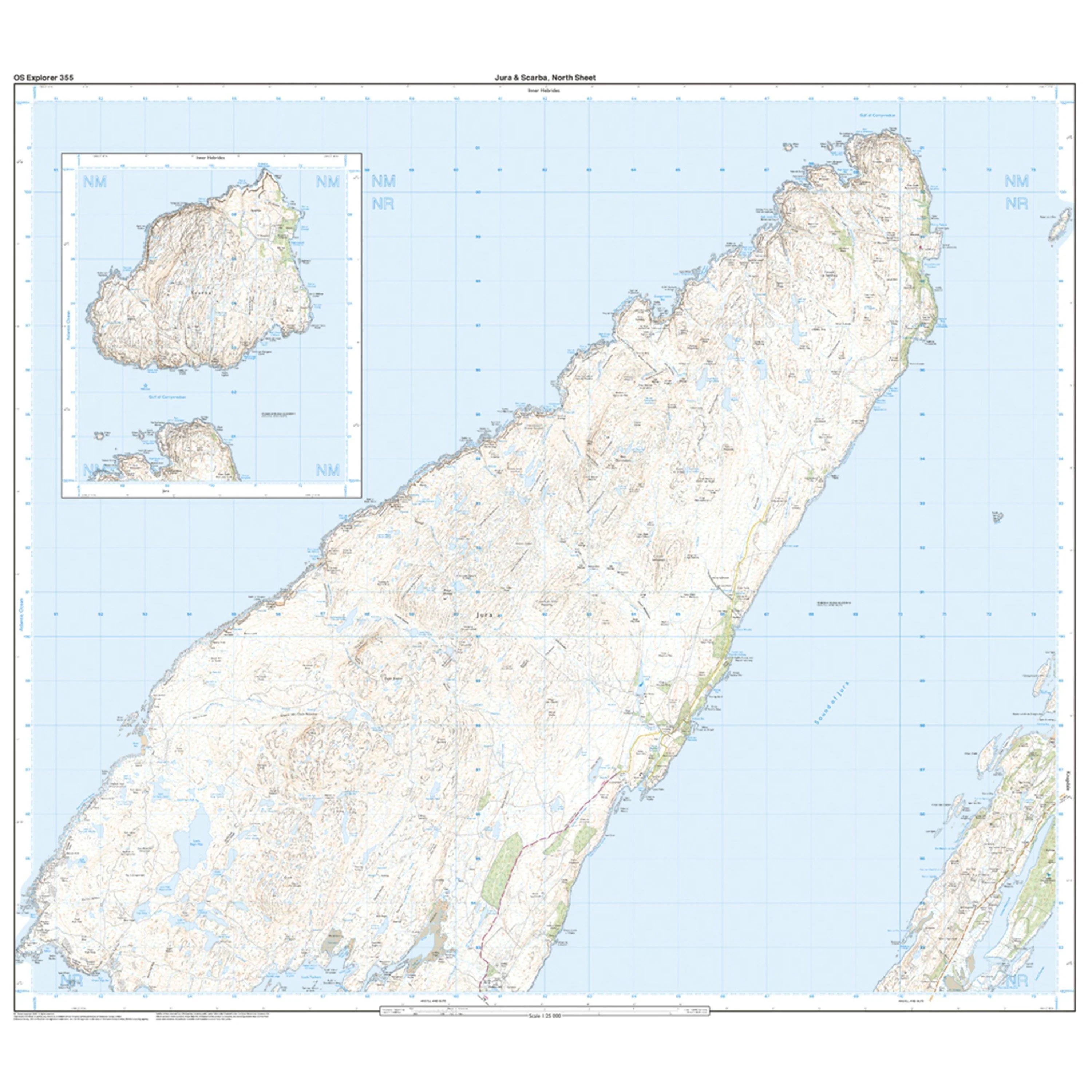 Explorer 355 Jura & Scarba Map With Digital Version - Image 3