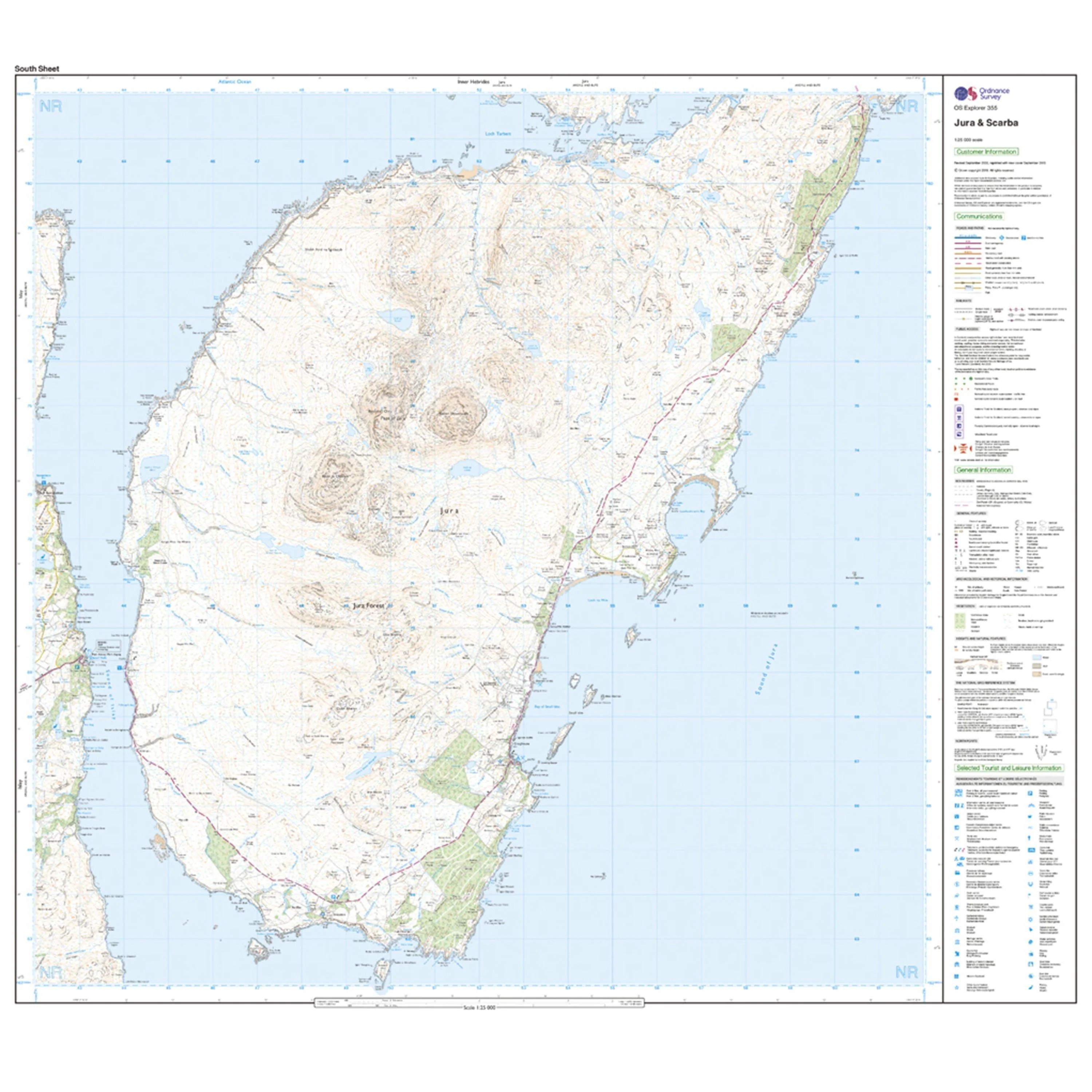 Explorer 355 Jura & Scarba Map With Digital Version - Image 4